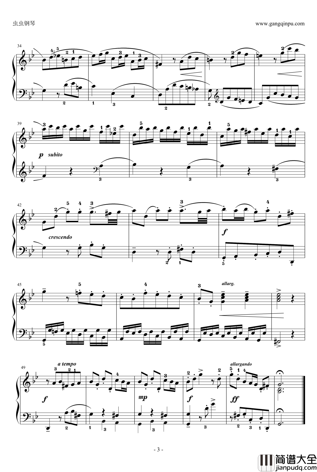 泰勒曼幻想曲钢琴谱_泰勒曼_G.Philipp_Telemann