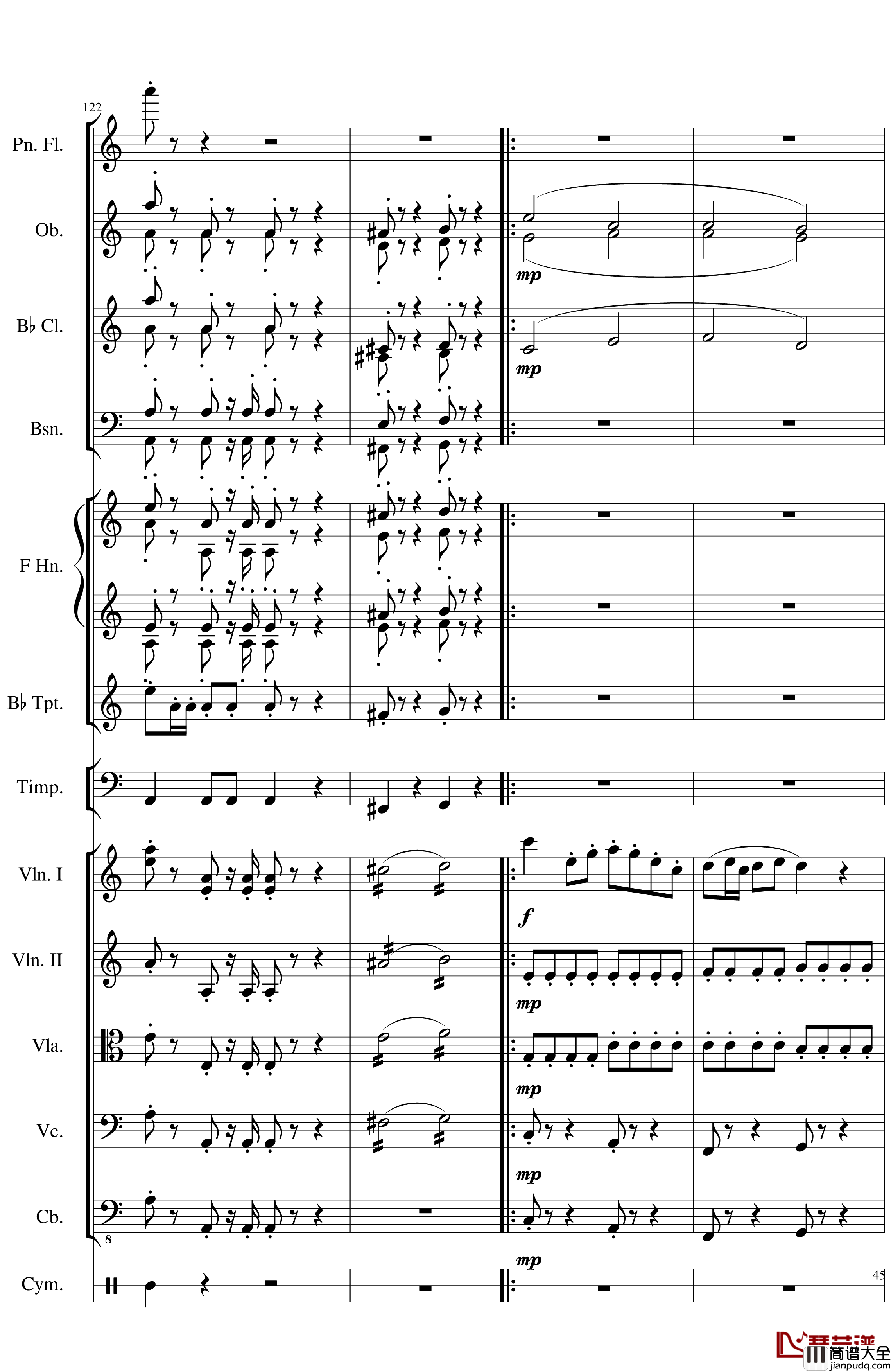 Op.122端午节快乐钢琴谱_长笛与乐队协奏曲_一个球