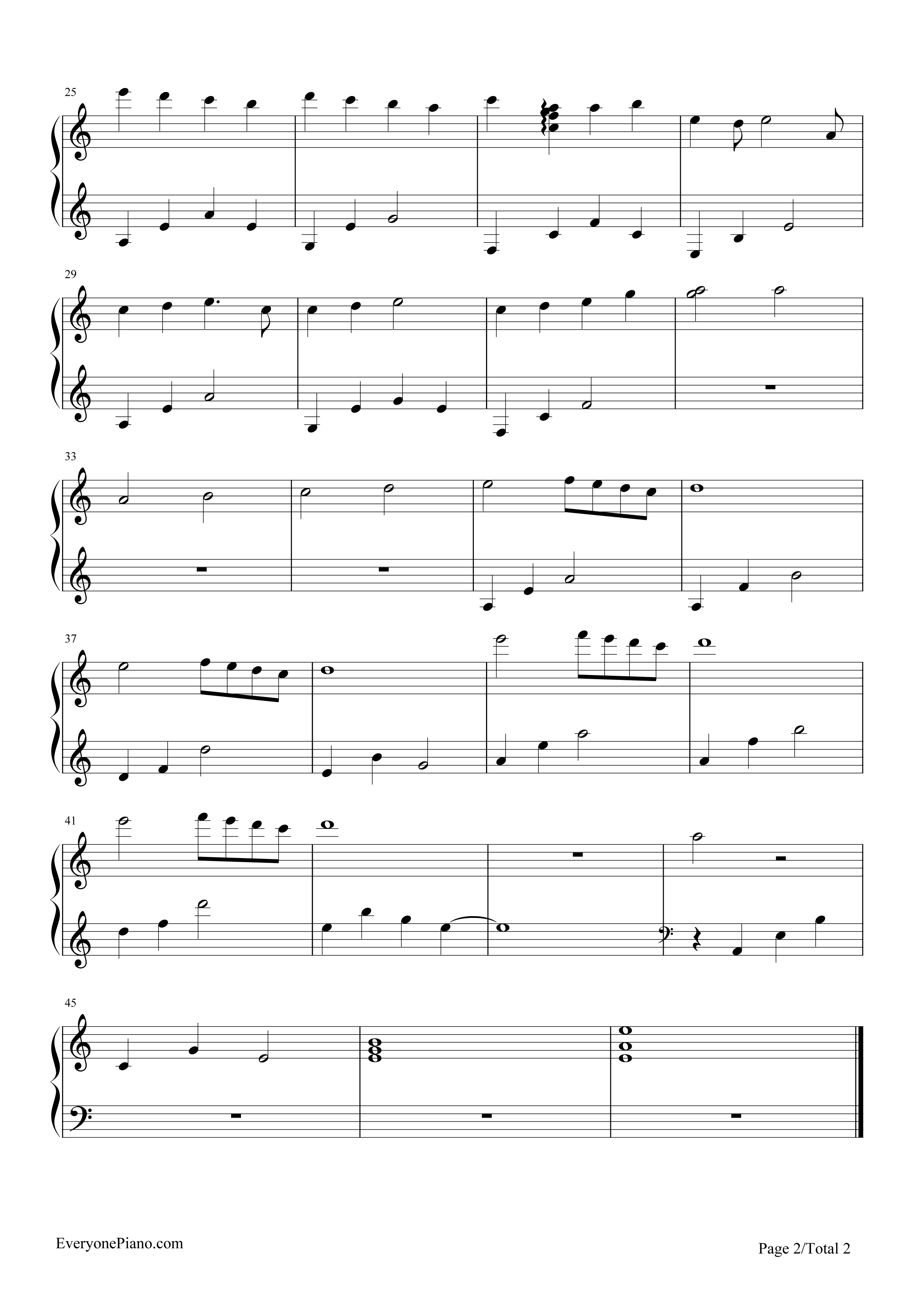 薄桜の夢钢琴谱_大谷幸