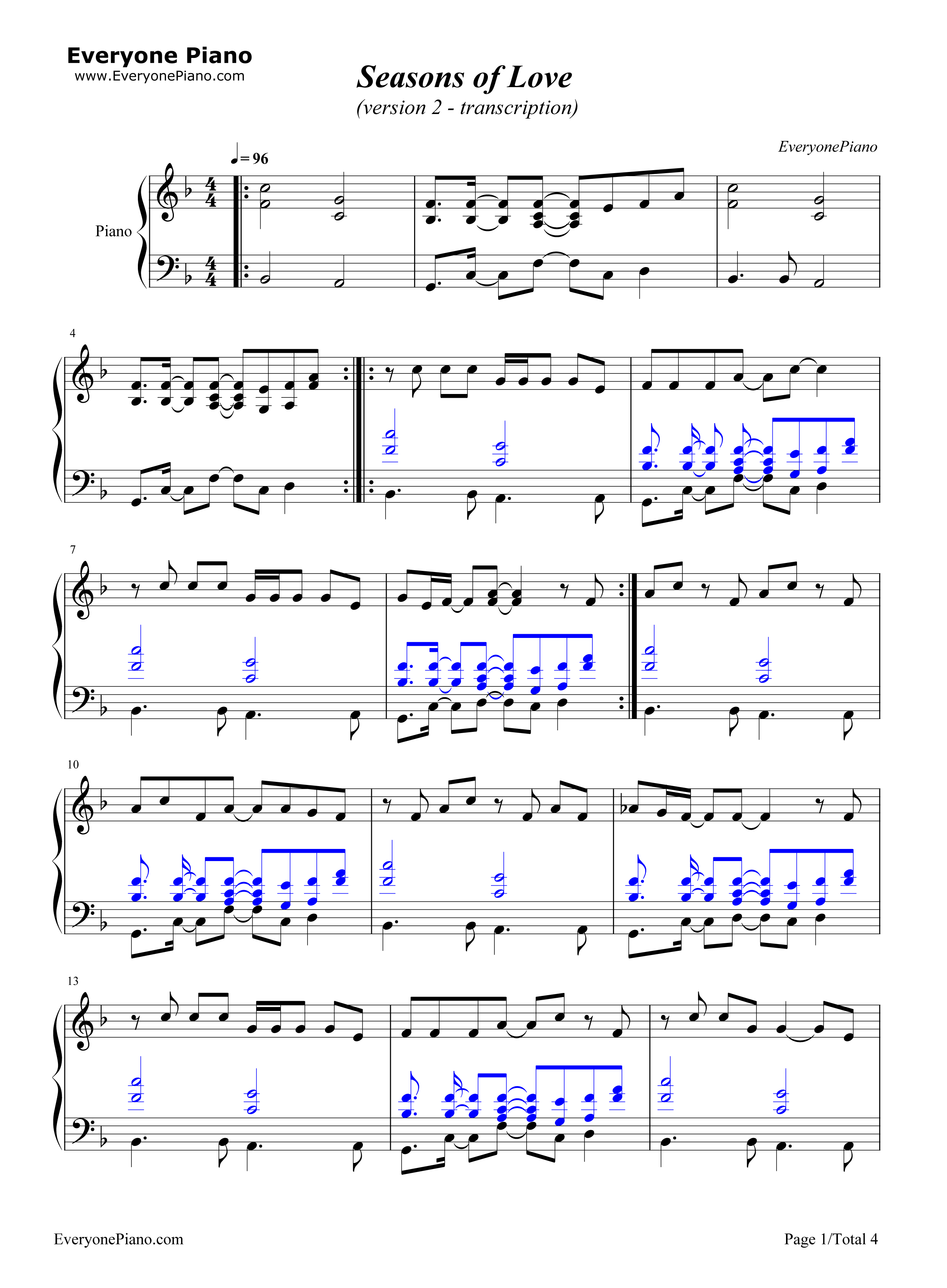 Seasons_of_Love钢琴谱_Jonathan_Larson