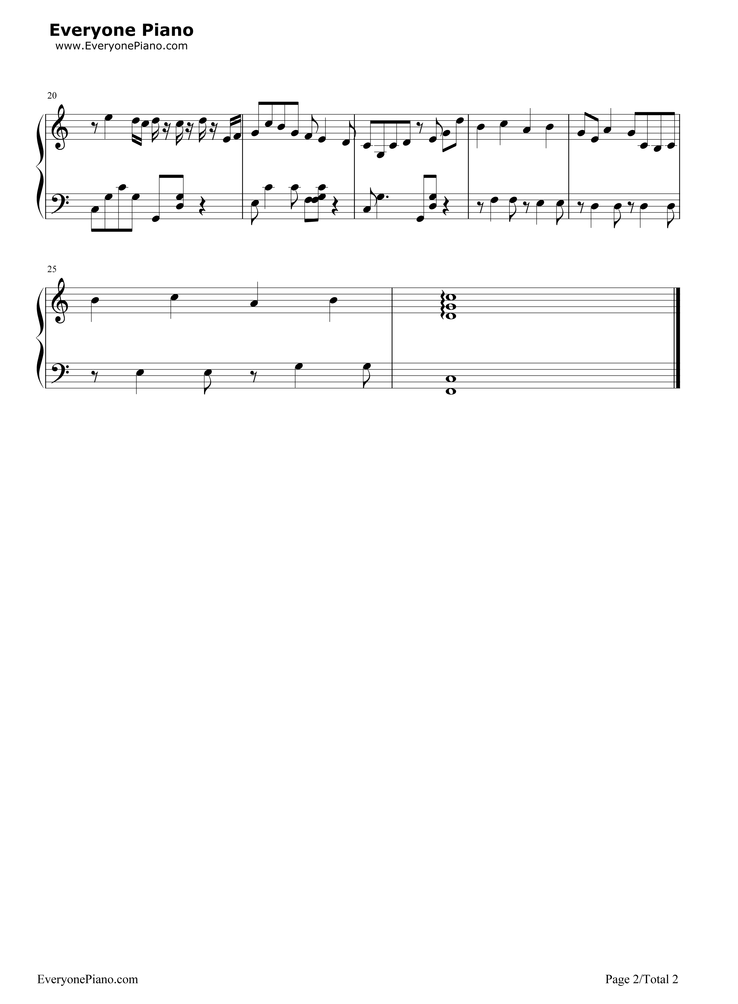 三葉の通学钢琴谱_RADWIMPS