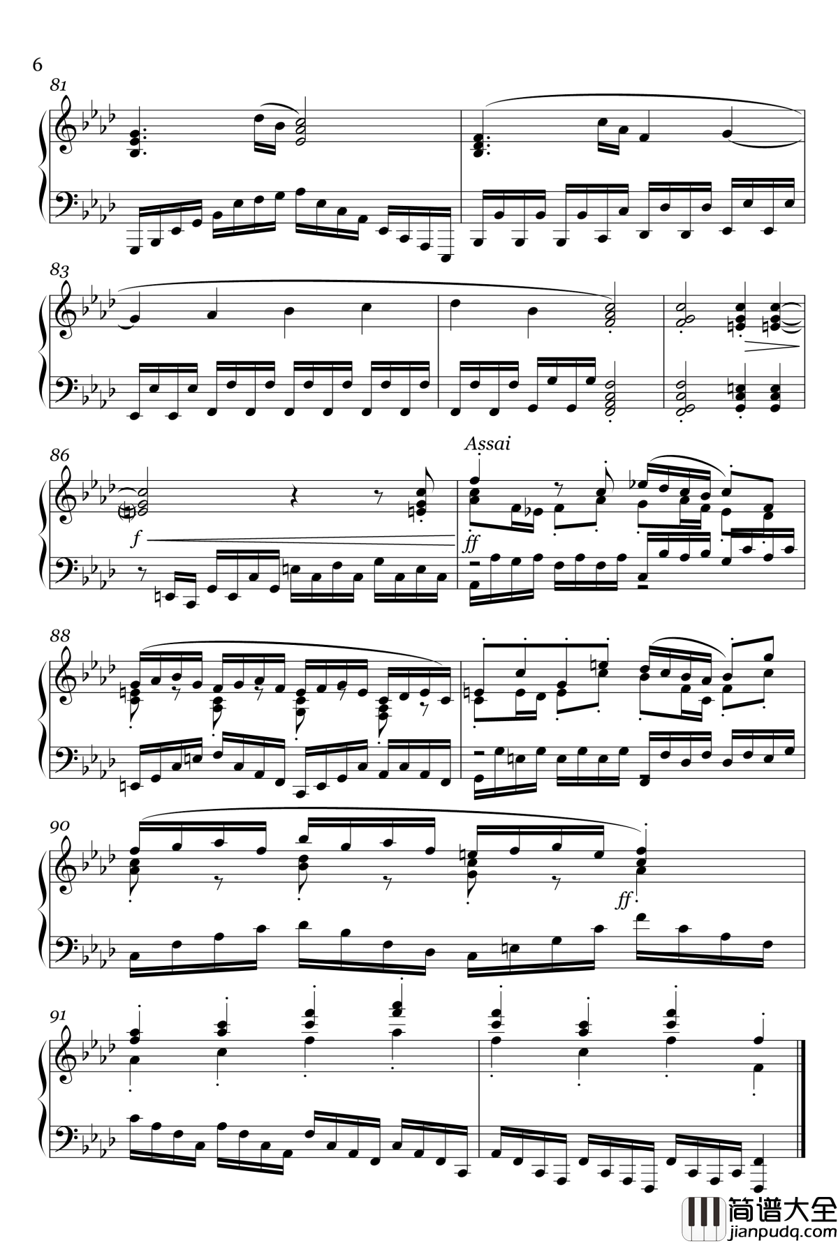 Allegro_Vivace,_Op.1_No.2钢琴谱_Rachmania!