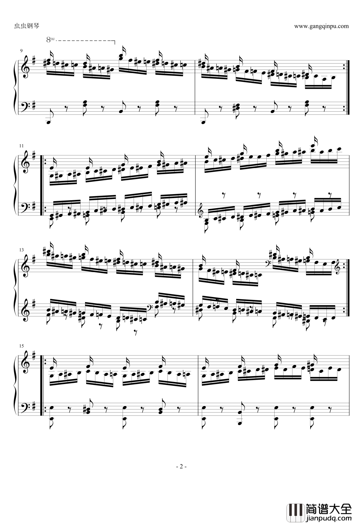 车尔尼练习曲op365.19钢琴谱_车尔尼_Czerny