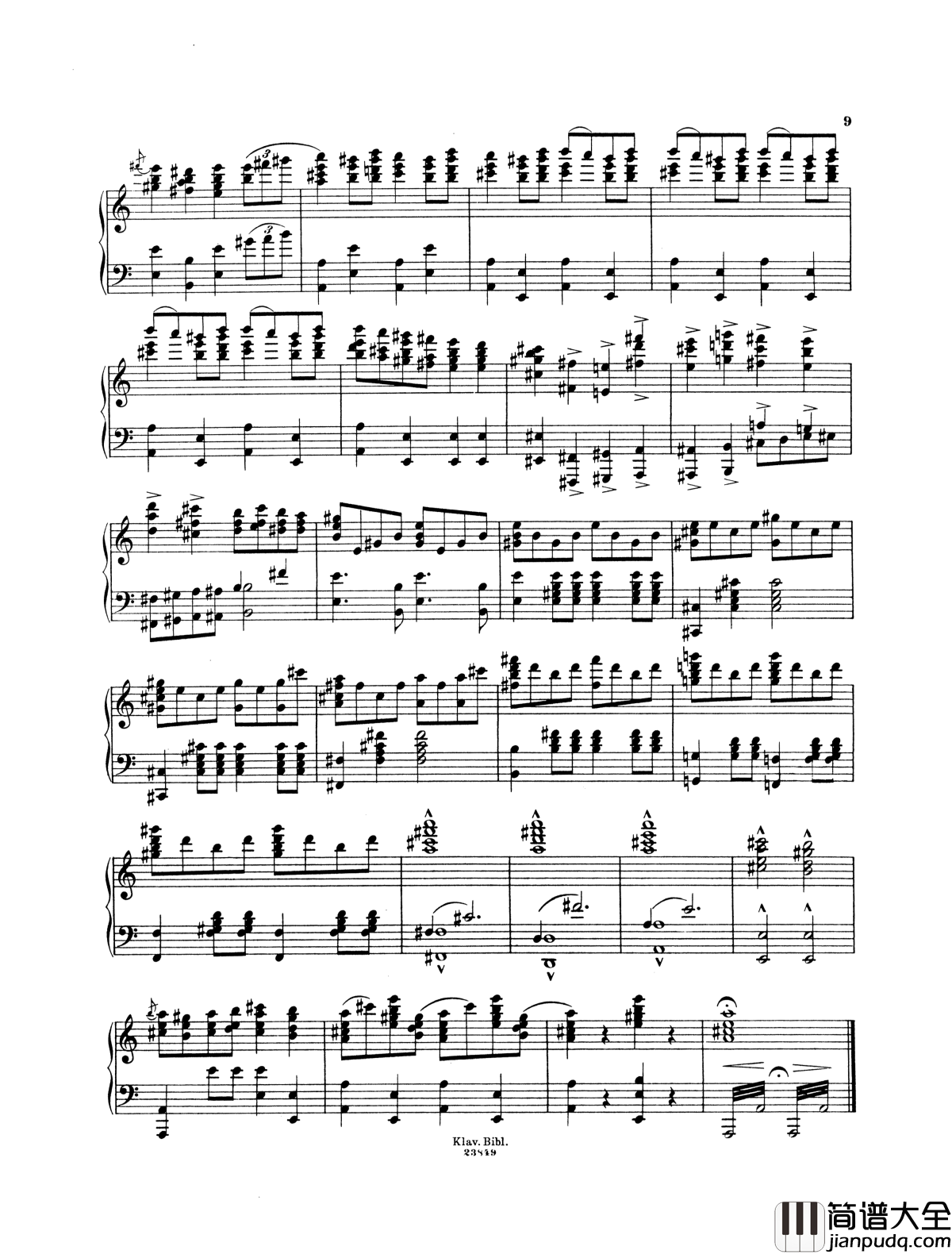 拉科西进行曲_Op.24钢琴谱_柏辽兹