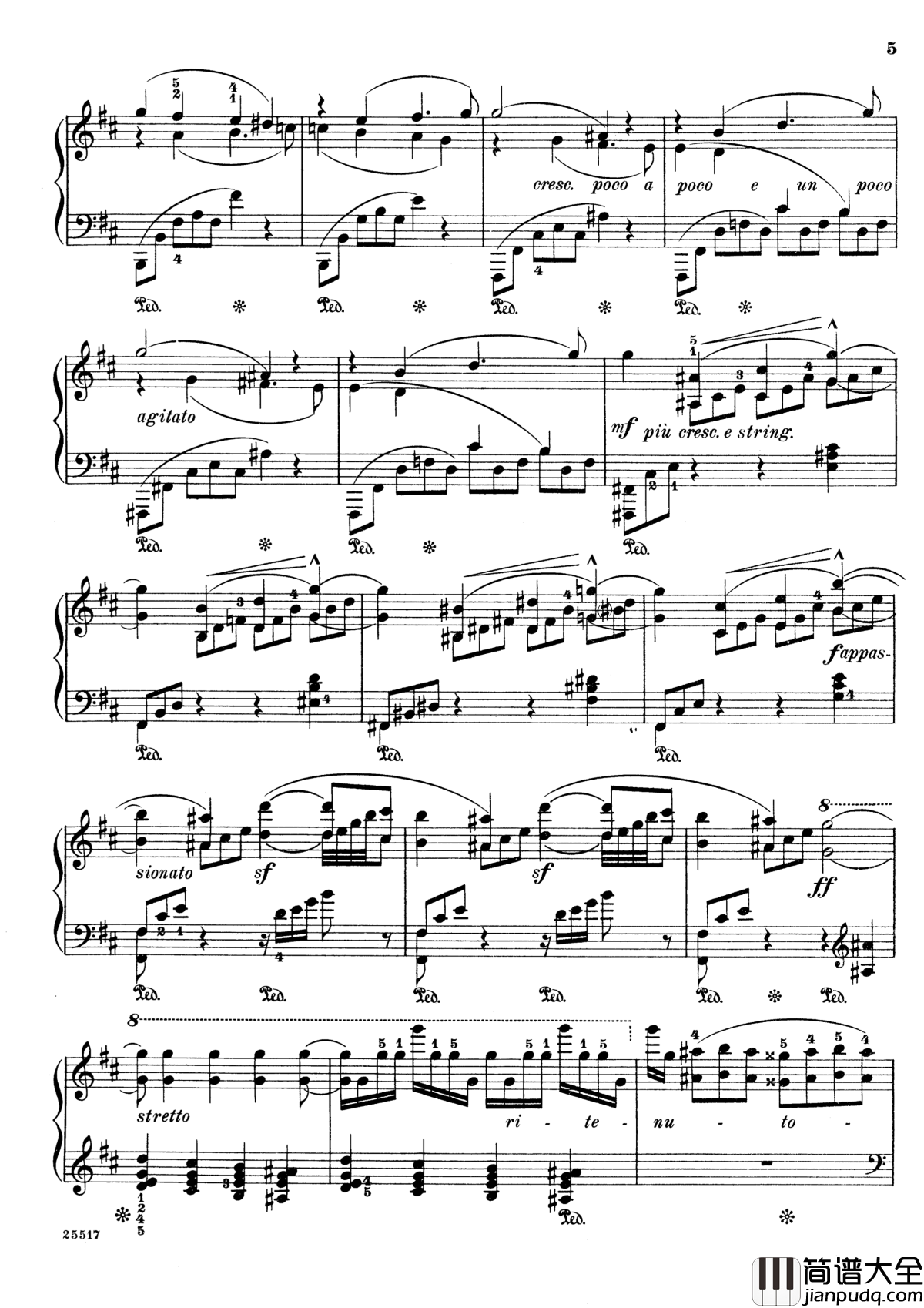 b小调夜曲Op.20No.1钢琴谱_斯甘巴蒂
