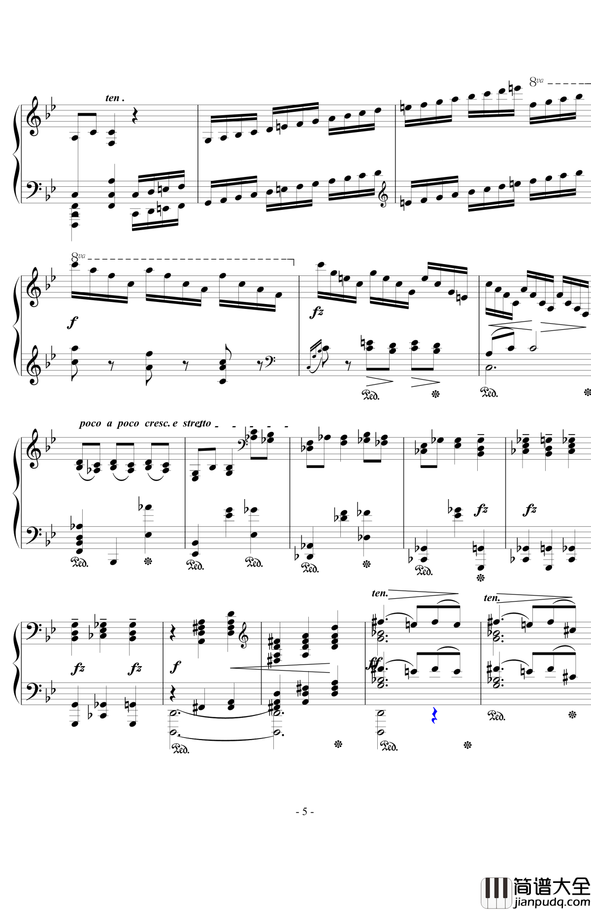 船歌钢琴谱_西贝柳斯Op.24__No.10_西贝柳斯