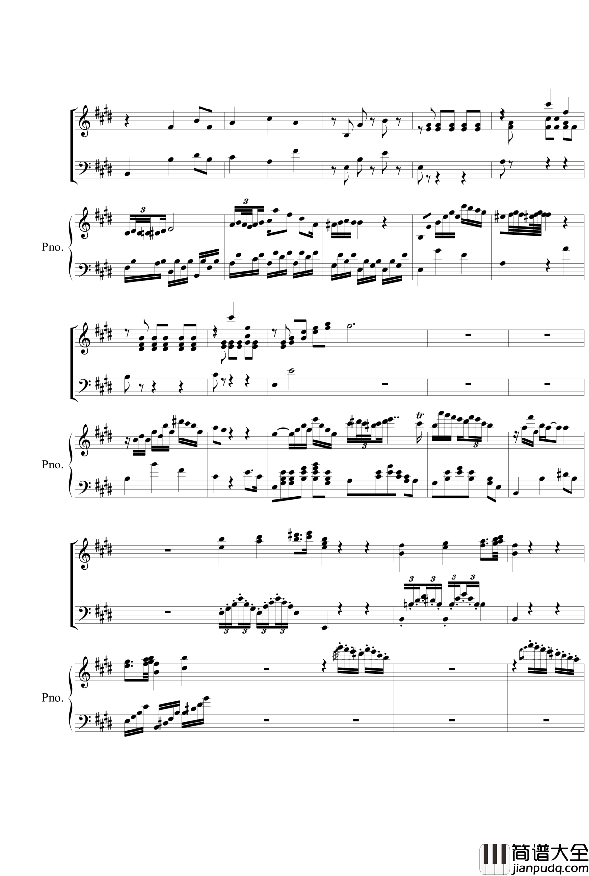 Piano_Concerto_No.2_钢琴谱_mov.2_nzh1934