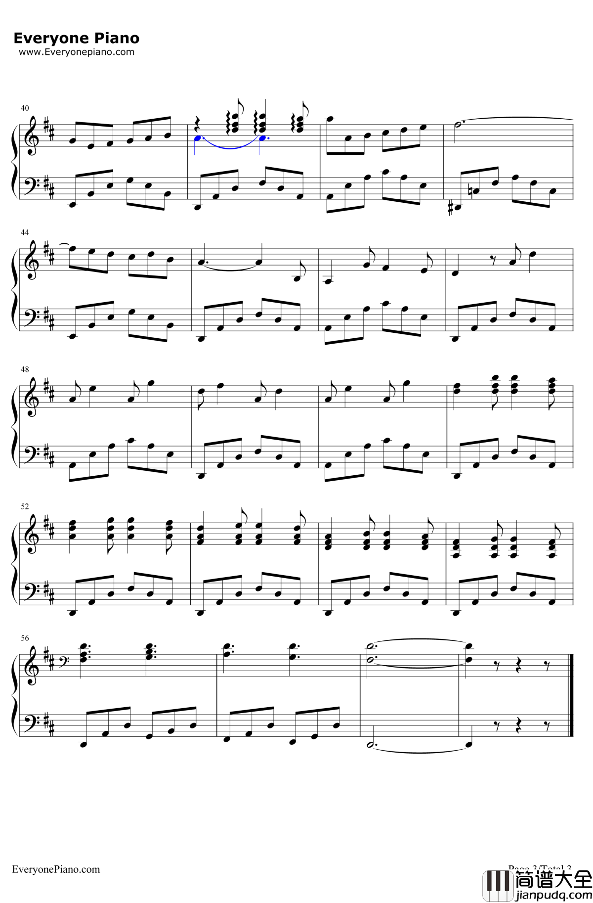 船歌钢琴谱_雅克•奥芬巴赫_霍夫曼的故事OST