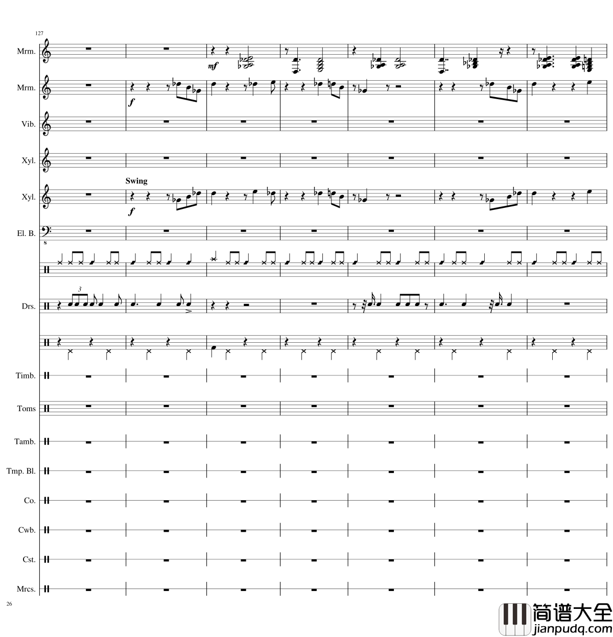 Suddenly,Jazz!钢琴谱_东方再编曲_东方project