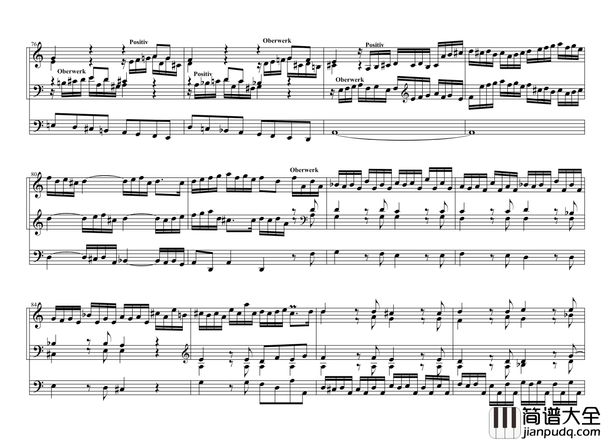 d小调托卡塔__BWV538钢琴谱_巴赫_P.E.Bach
