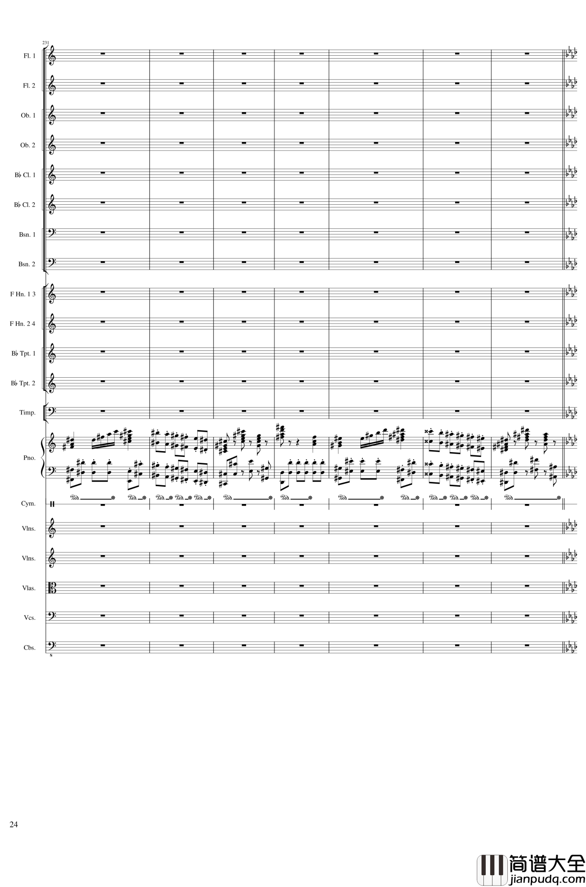 Piano_Concerto_No.8,_Op.123_III钢琴谱_一个球