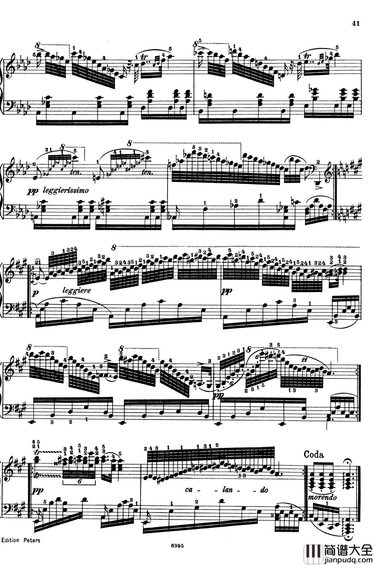 车尔尼练习曲钢琴谱_Op.365_No.15_车尔尼_Czerny