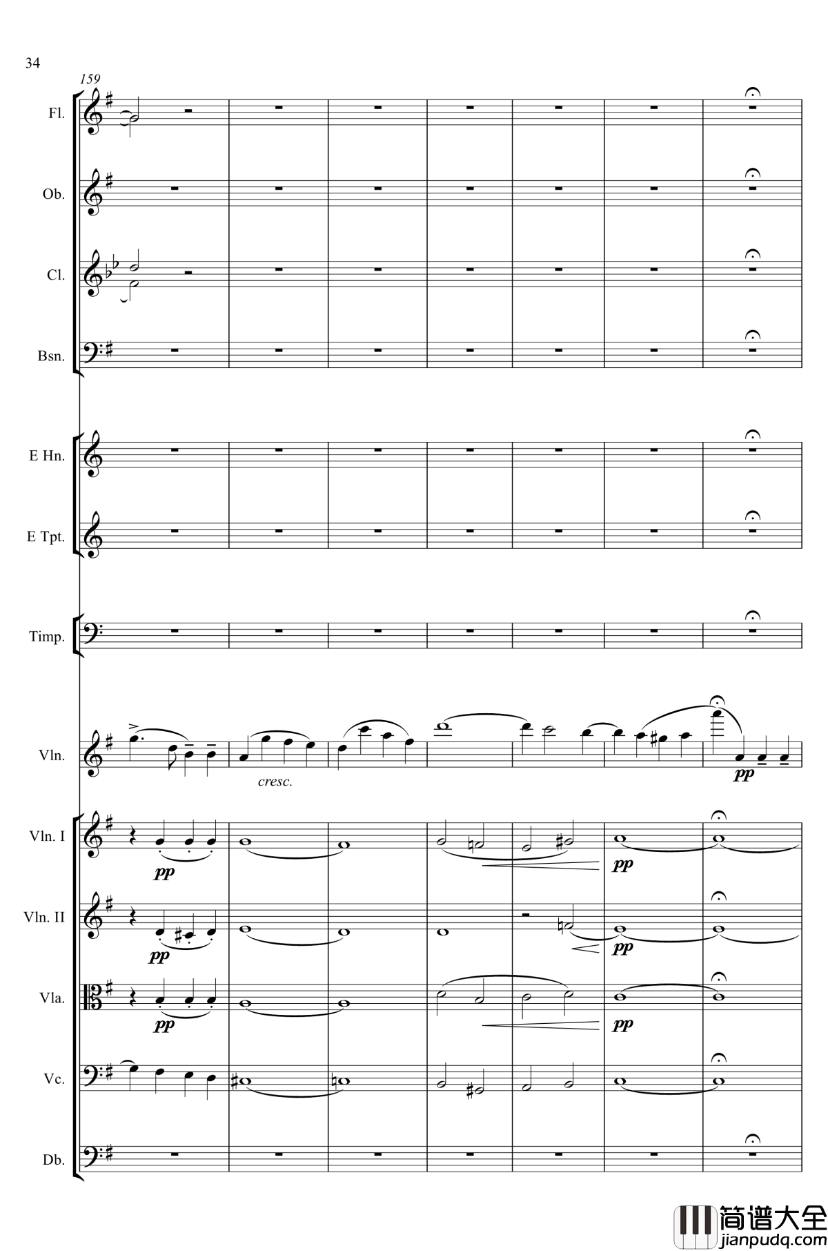 e小调小提琴协奏曲Op.64钢琴谱_第一乐章_门德尔松