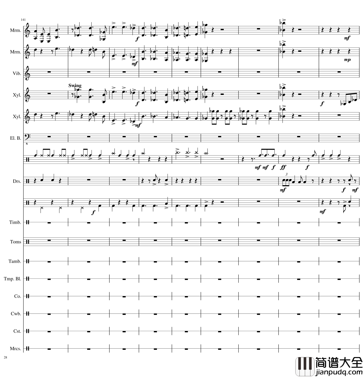 Suddenly,Jazz!钢琴谱_东方再编曲_东方project