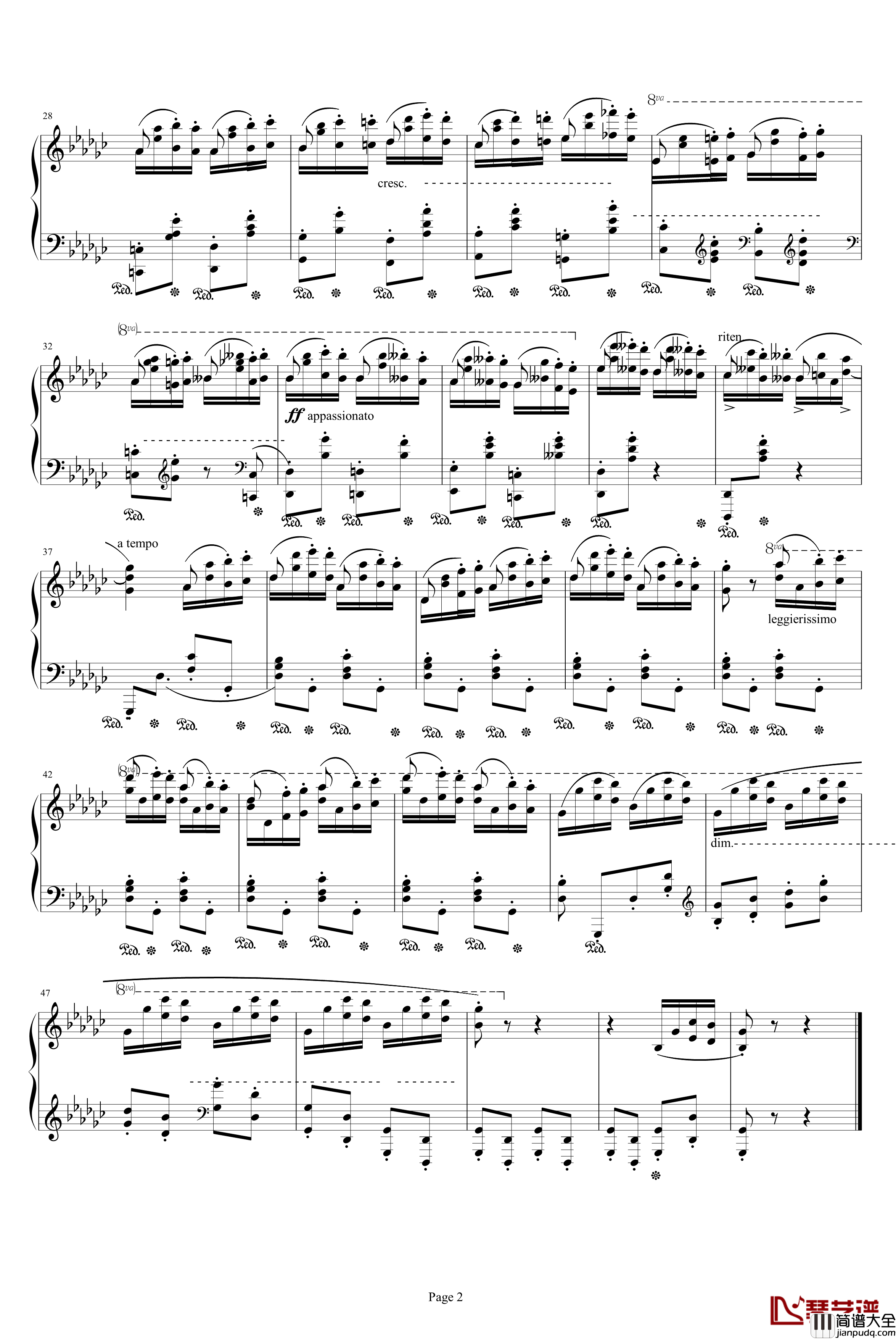 练习曲Op.25_9钢琴谱_肖邦_chopin