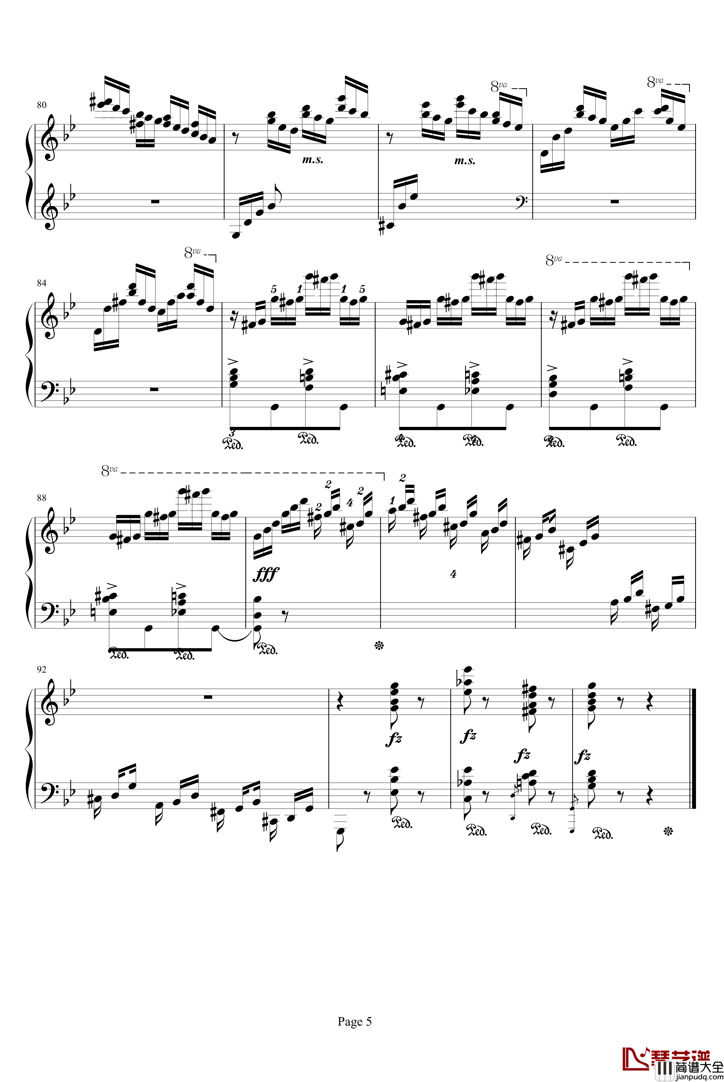 练习曲Op.72_No.2钢琴谱_莫什科夫斯基_Moszkowski