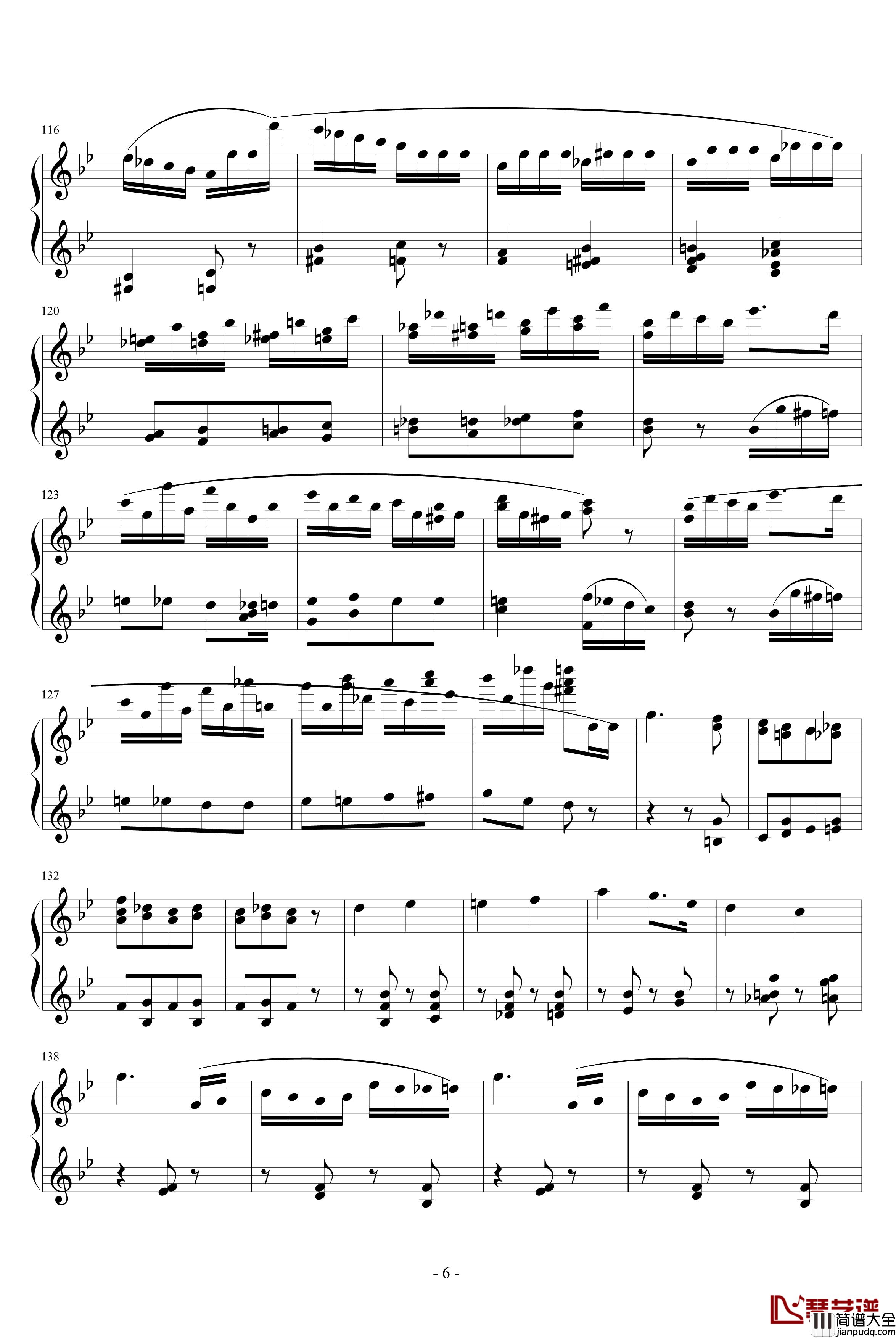 胡桃夹子序曲钢琴谱_柴科夫斯基_Peter_Ilyich_Tchaikovsky