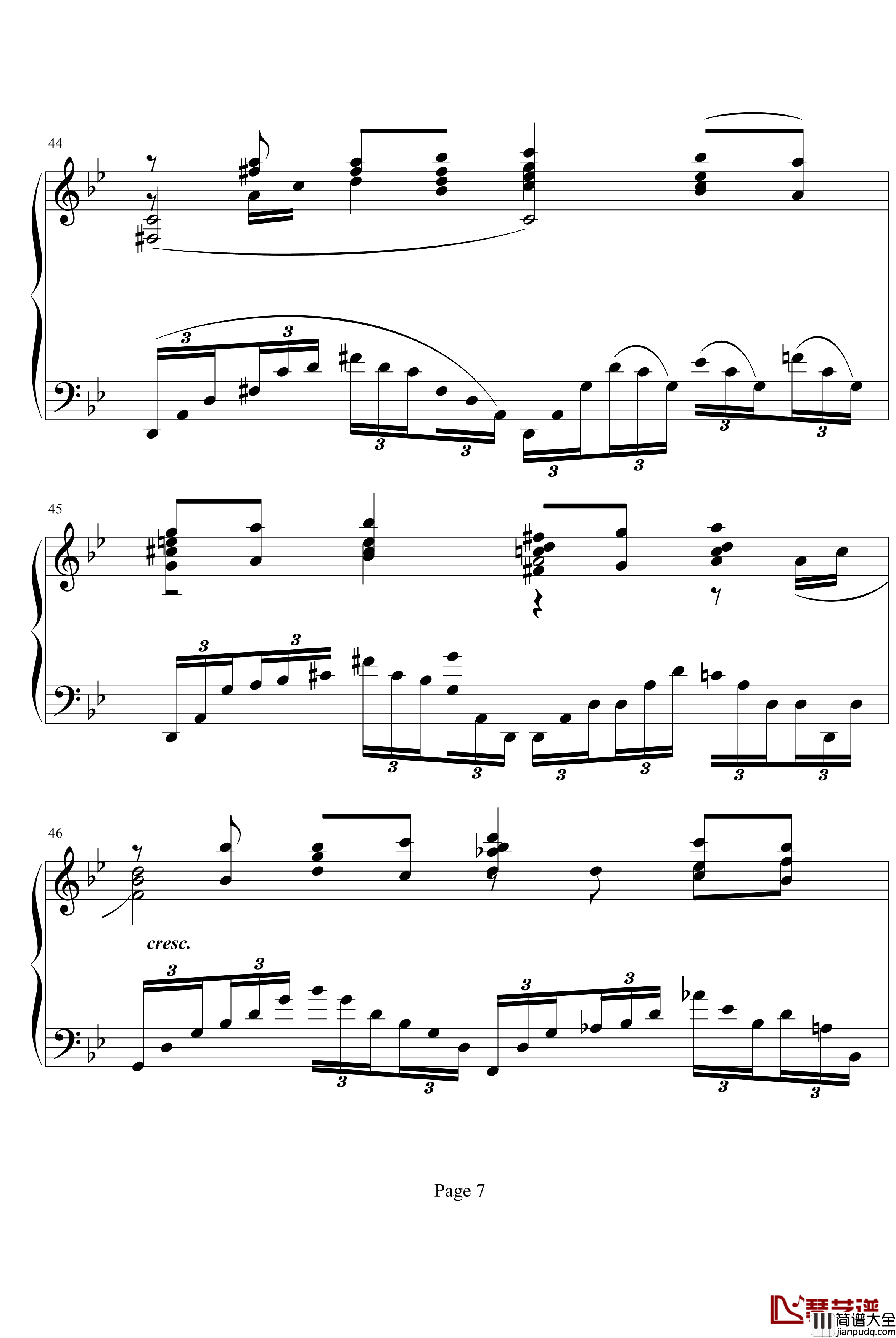 _G小调前奏曲.op.23_No.5钢琴谱_拉赫马尼若夫_Rachmaninoff