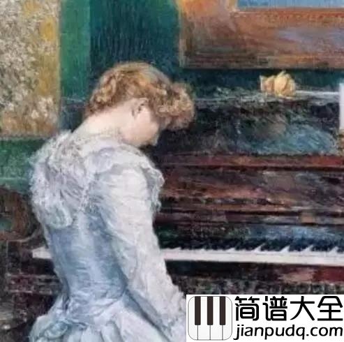 卡农钢琴谱_D大调_原始版帕赫贝尔，能够治愈一切的一手曲