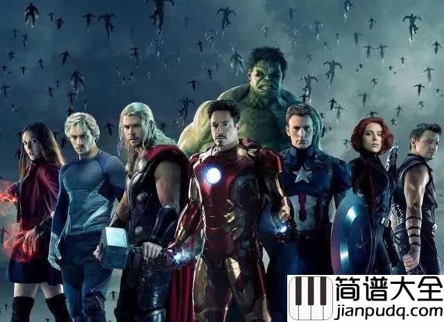 The_Avengers钢琴谱_终于等到你复仇者联盟3超级英雄阵亡倒计时