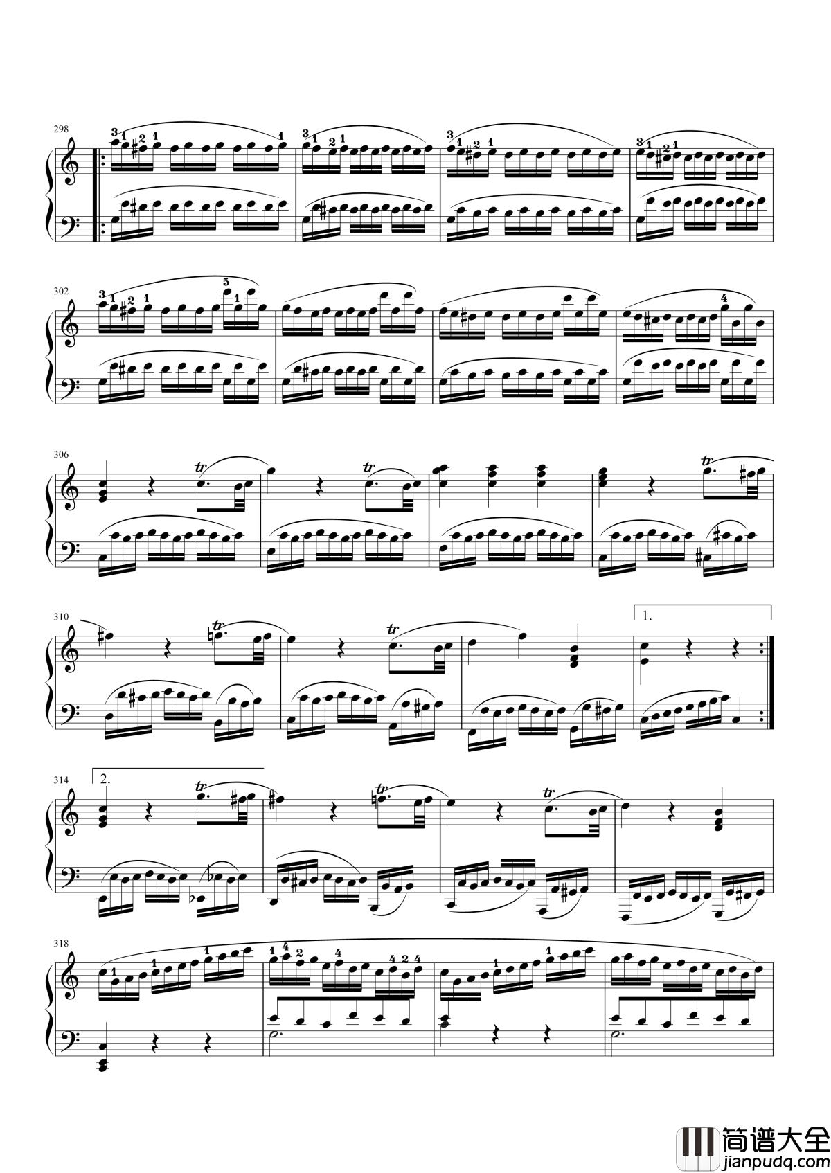 小星星变奏曲钢琴谱_解读莫扎特小星星变奏曲星星们都已经到齐了