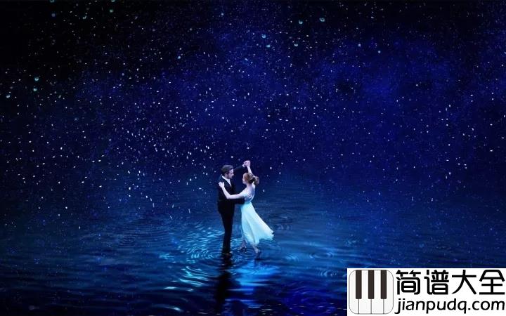 city_of_stars钢琴谱_奥斯卡影片爱乐之城的主题曲