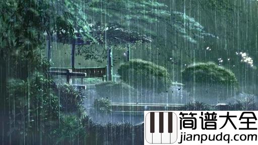 雨的印记钢琴谱_致敬时光，献给独一无二的你