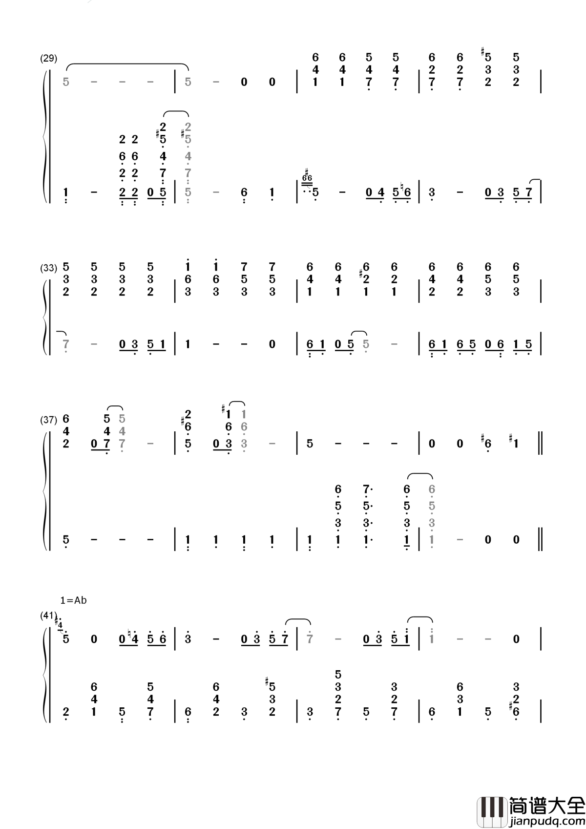 Close_To_You简谱____Carpenters____温柔又长情，卡朋特成名曲之一