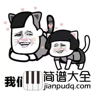 学猫叫简谱_小潘潘_我们一起学猫叫，一起喵喵喵喵喵