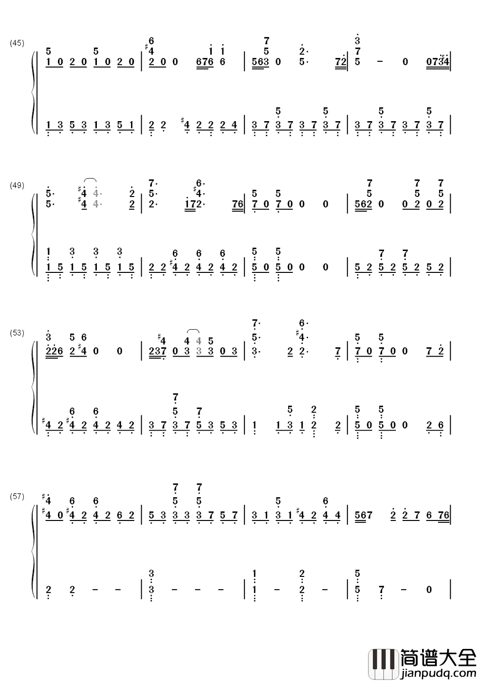 Concerning_Hobbits简谱__New_World_Orchestra__指环王第一部小提琴音乐，一场魔法的听觉冒险