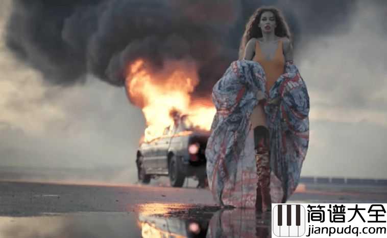 Fuego（火焰）简谱__Eleni_Foureira__2018欧洲歌唱大赛，美女Eleni_Foureira亚军单曲