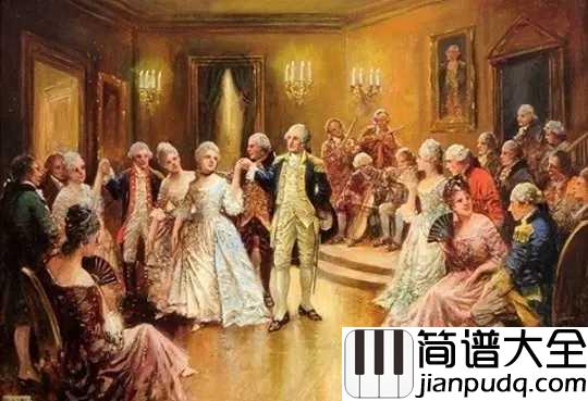 小步舞曲简谱_风靡欧洲两百年的小步舞曲，真的是因为跳舞步子小