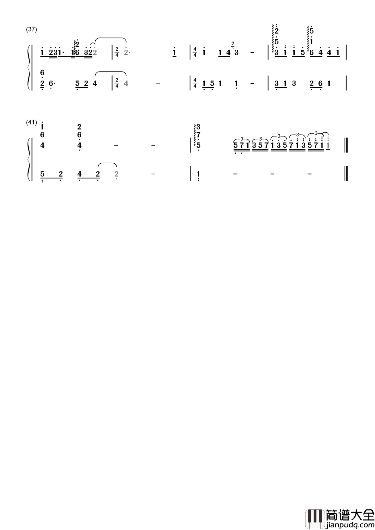 This_Love（这份爱）简谱___다비치__太阳的后裔插曲，因为这份爱，我就可以活下去