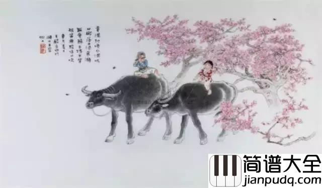 牧童短笛简谱_贺绿汀_第一首走向世界的中国钢琴曲