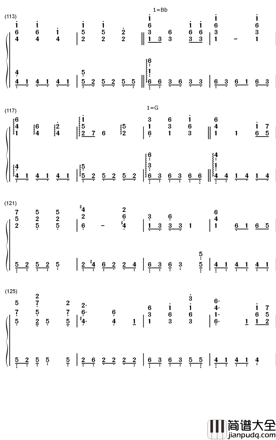 Fear_Not_This_Night钢琴简谱_数字双手_吉克隽逸