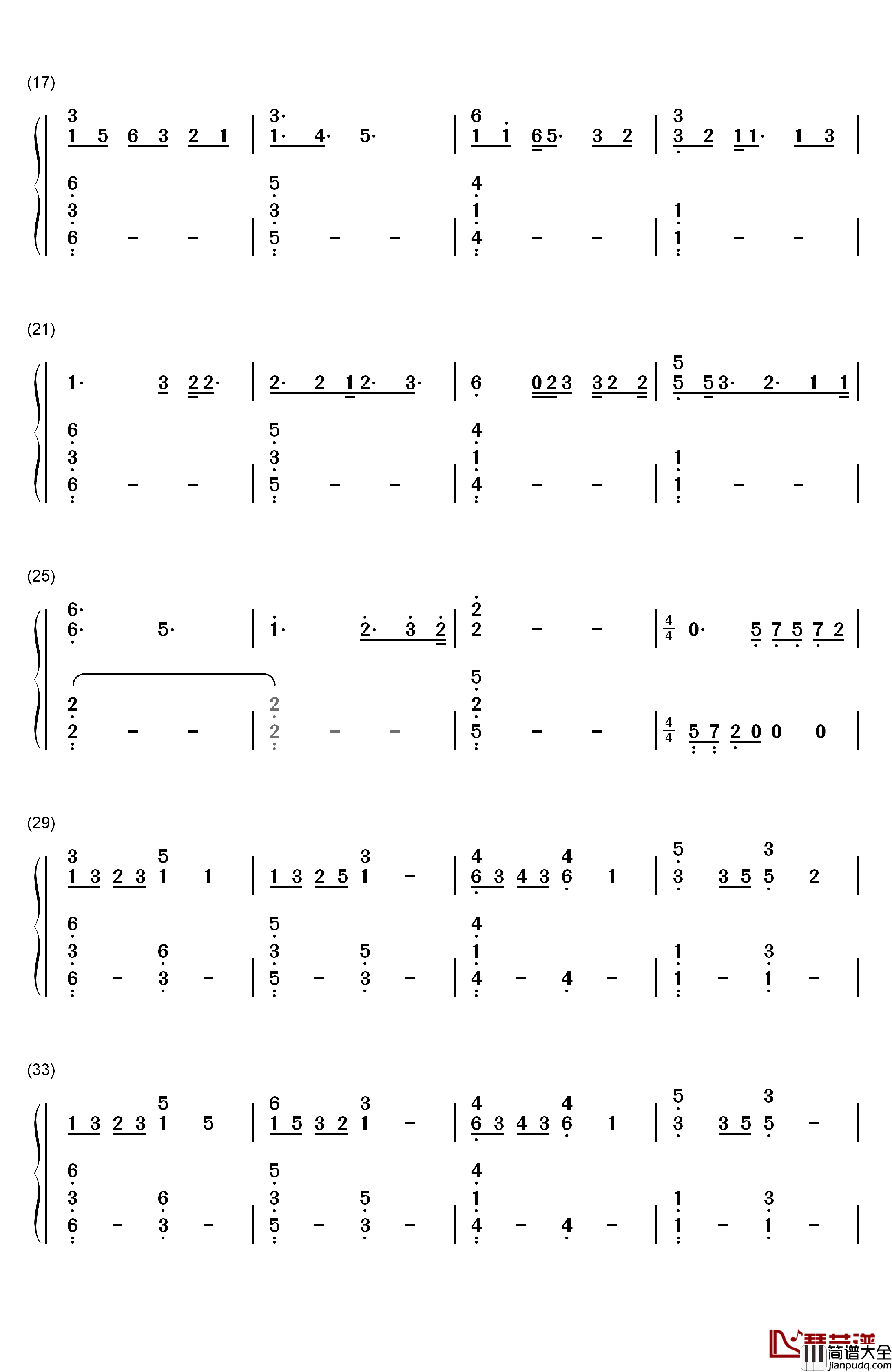 Lost_Boy钢琴简谱_数字双手_Ruth_B