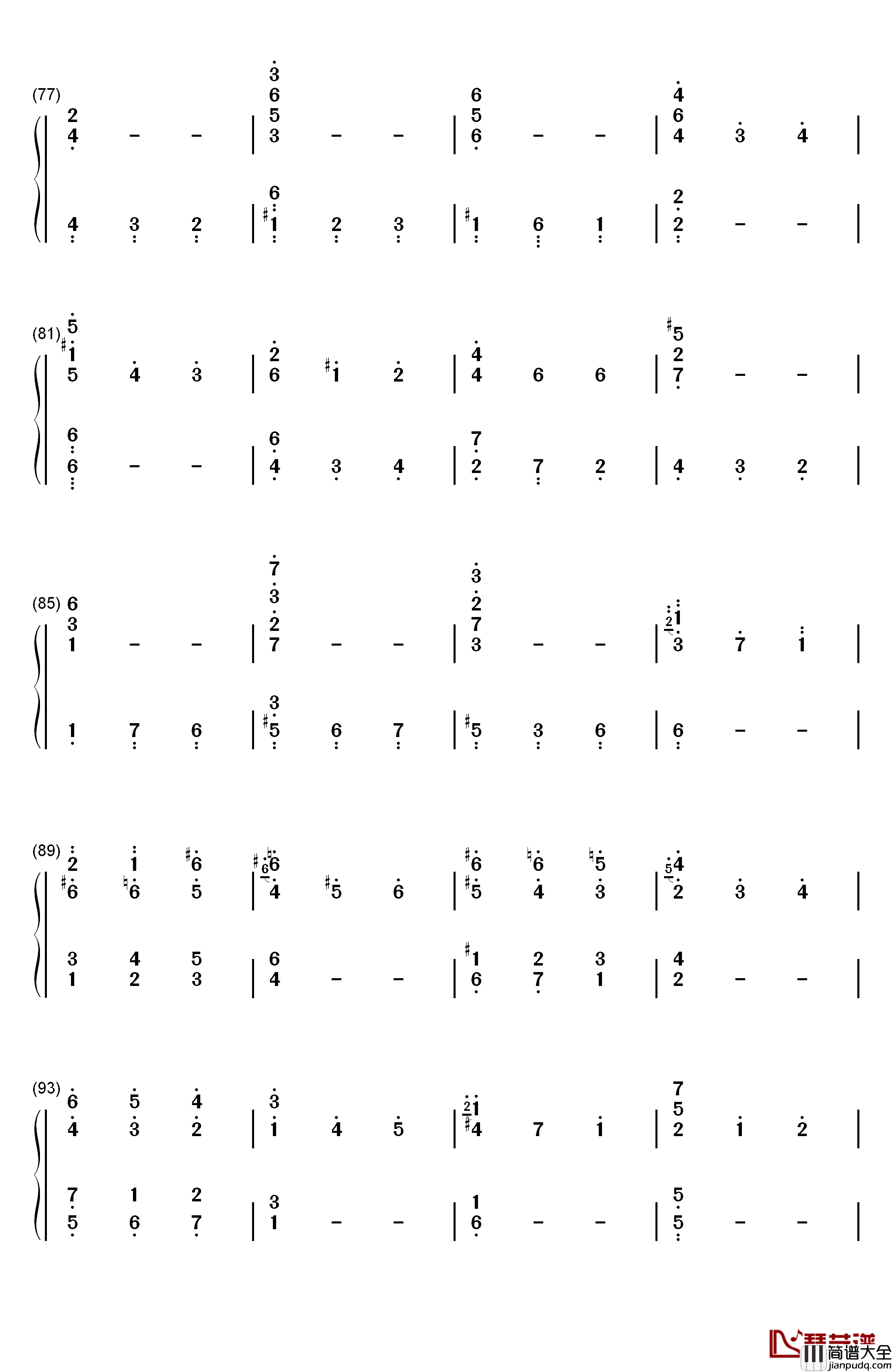 b小调第九钢琴奏鸣曲钢琴简谱_数字双手_车尔尼