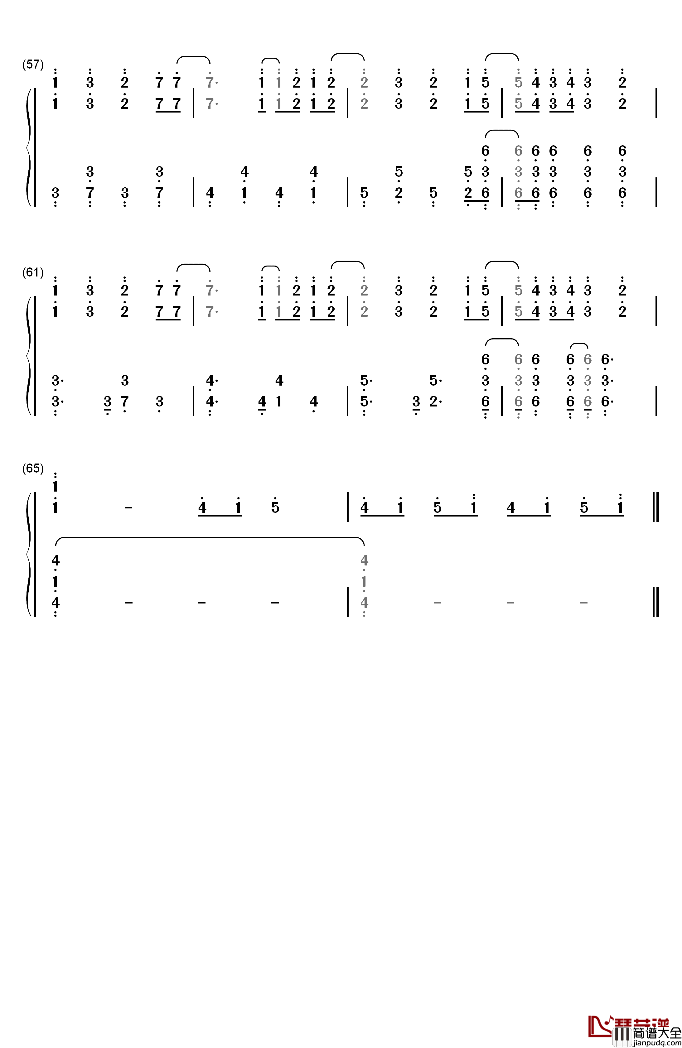 幻想ドライブ钢琴简谱_数字双手_和岛あみ