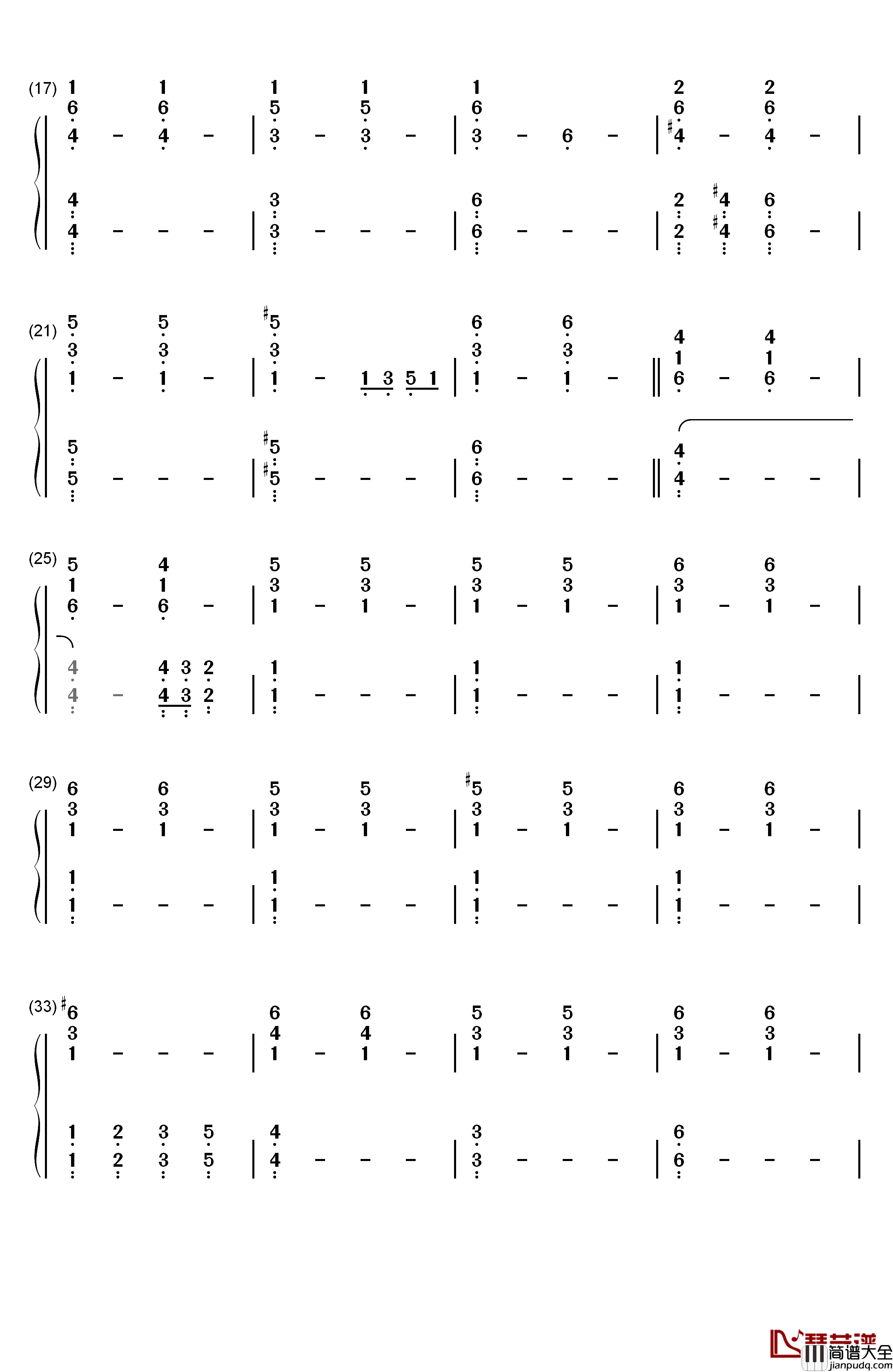 Impossible_Year钢琴简谱_数字双手_Panic_at_the_Disco