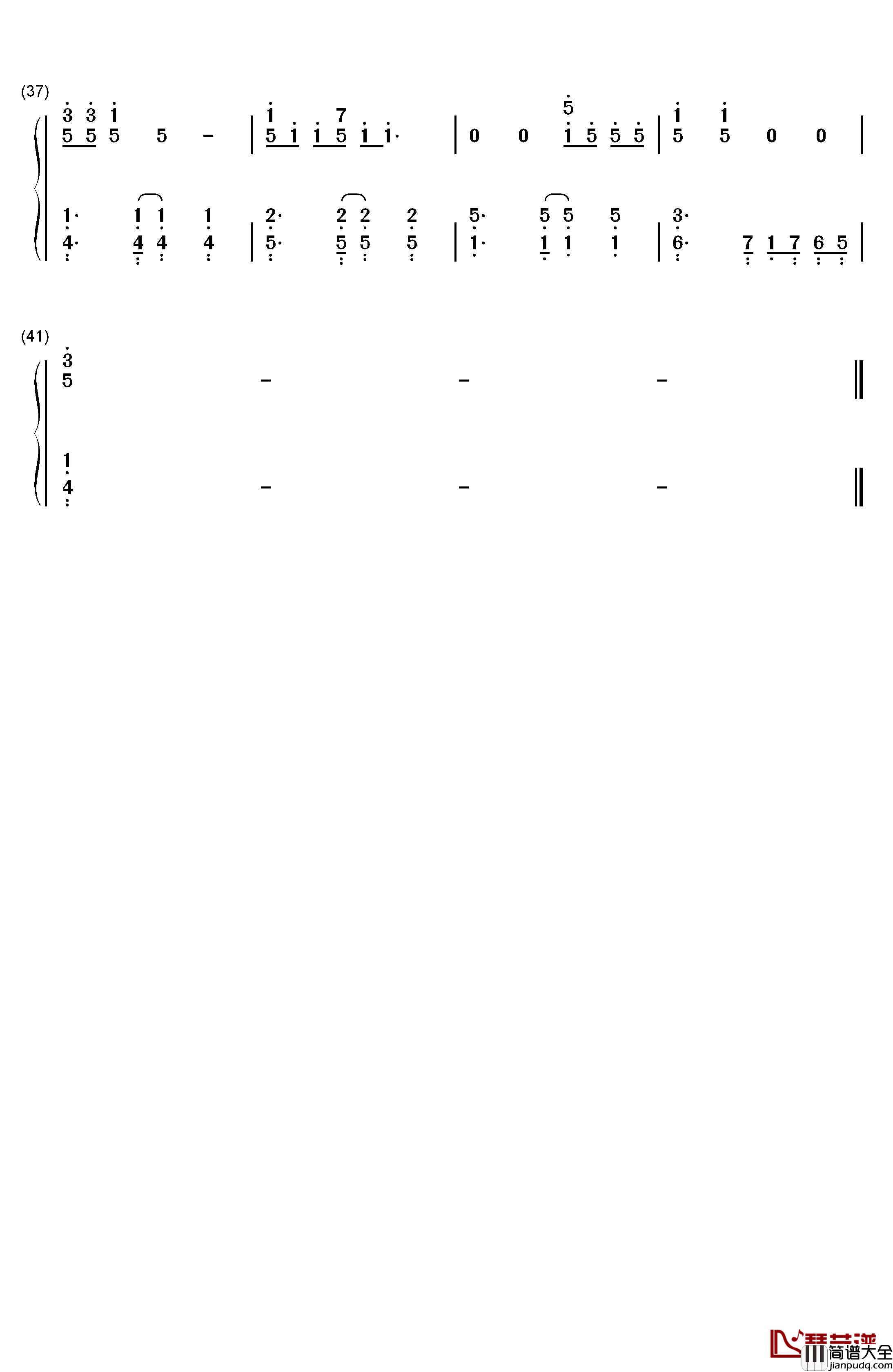 Rude钢琴简谱_数字双手_MAGIC!