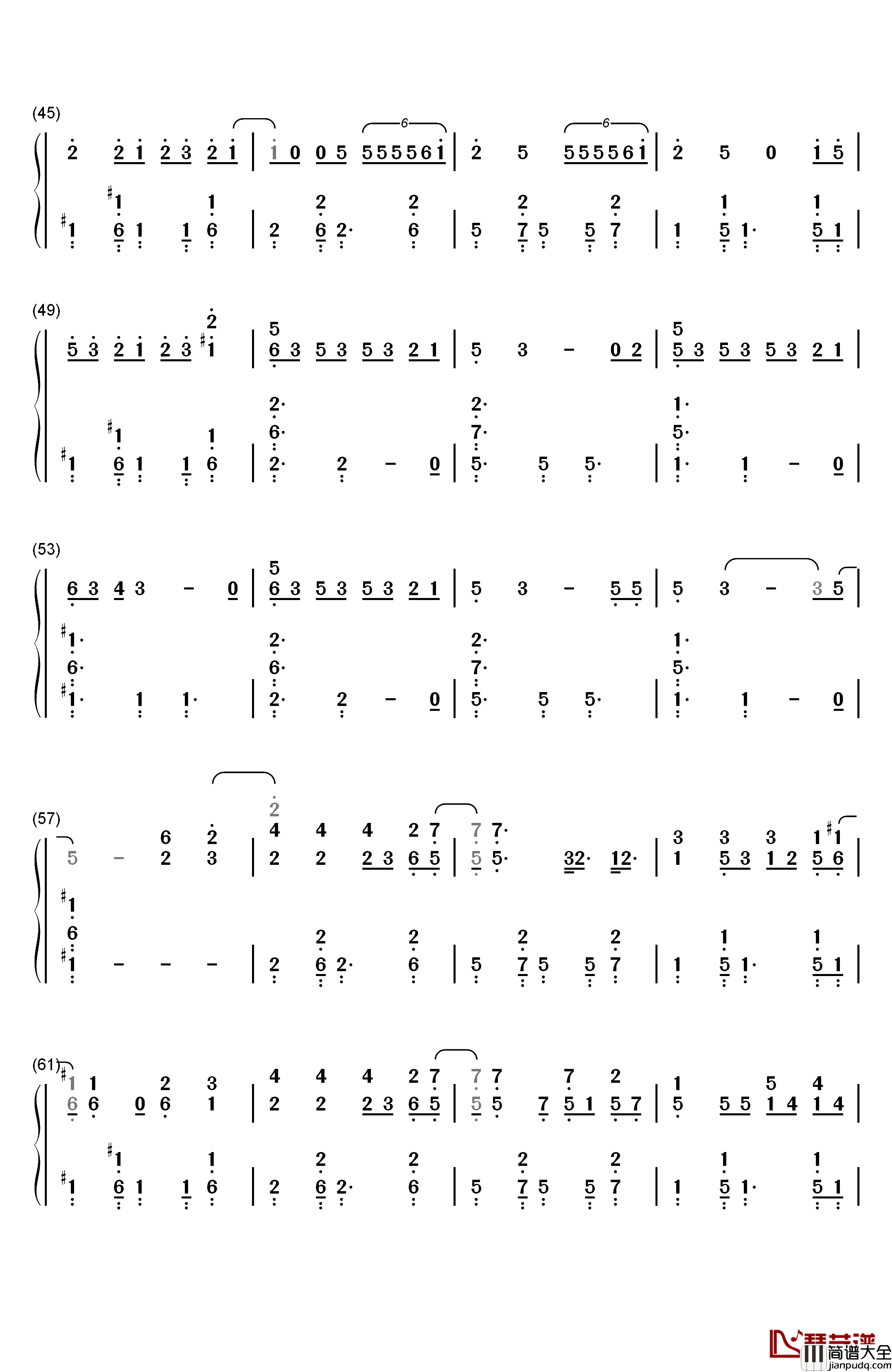 So_Am_I钢琴简谱_数字双手_Ava_Max