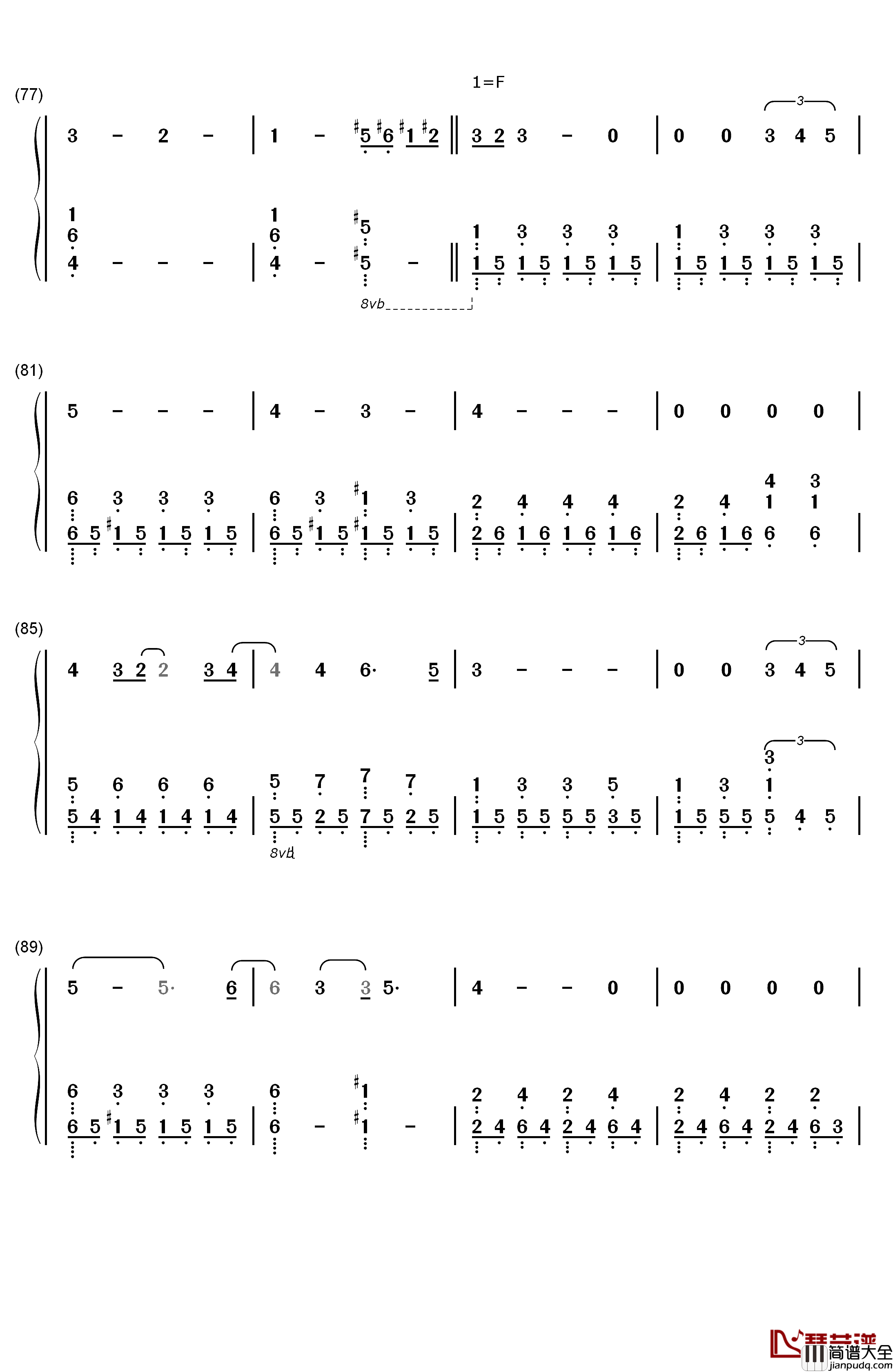 All_I_Ask钢琴简谱_数字双手_Adele