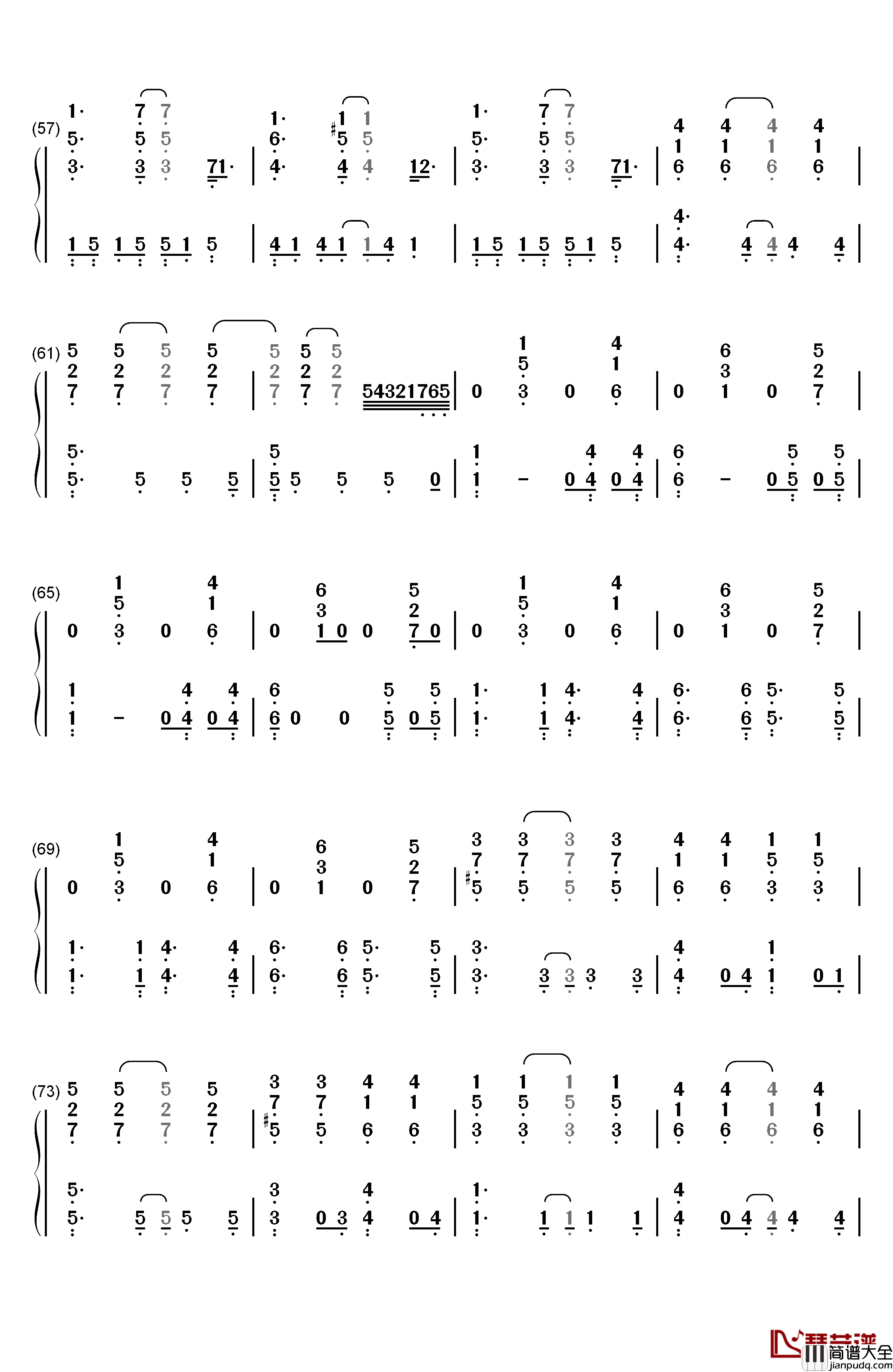 Sad钢琴简谱_数字双手_Bo_Burnham