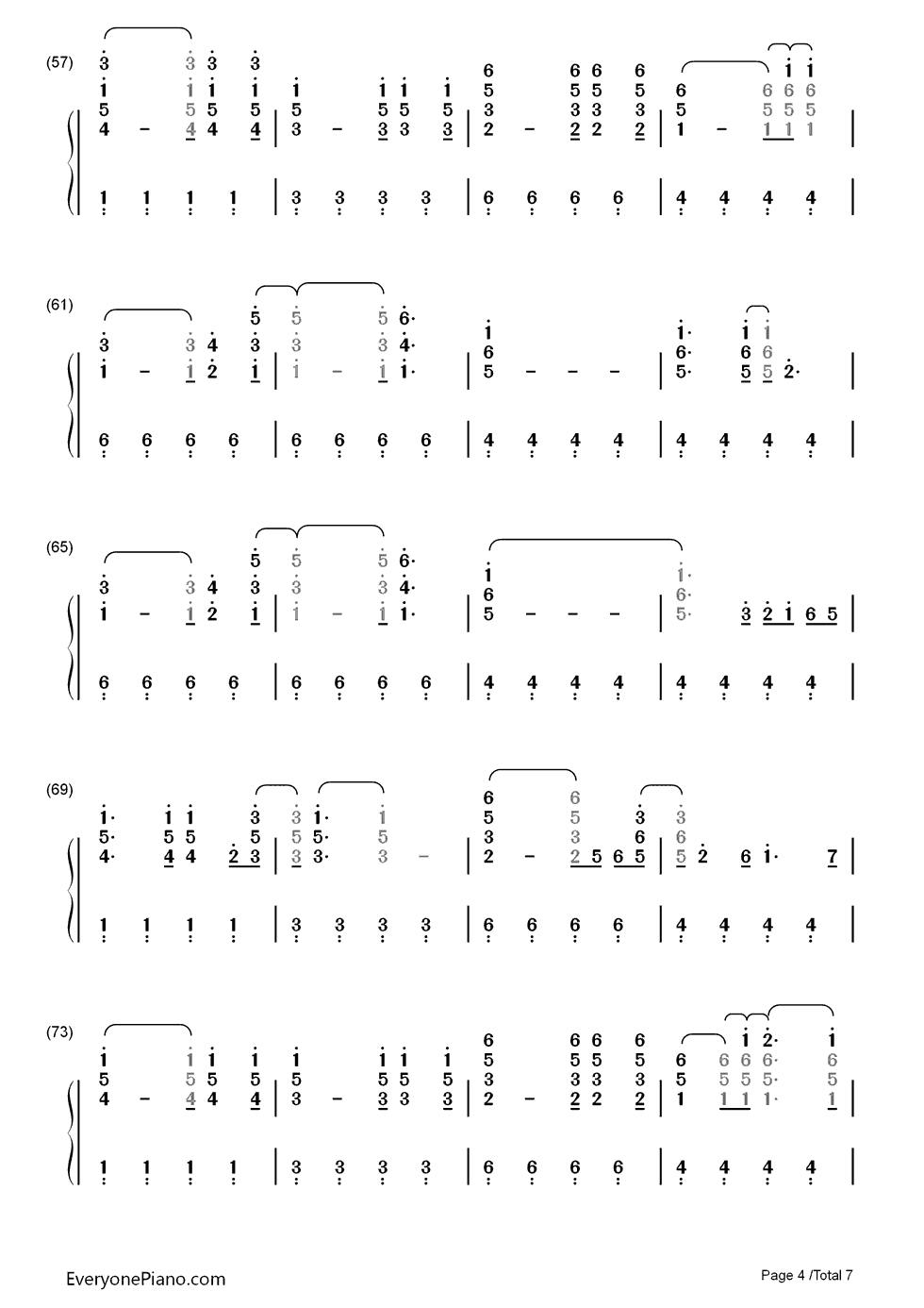 Don't_Let_It_Break_Your_Heart钢琴简谱_数字双手_Coldplay