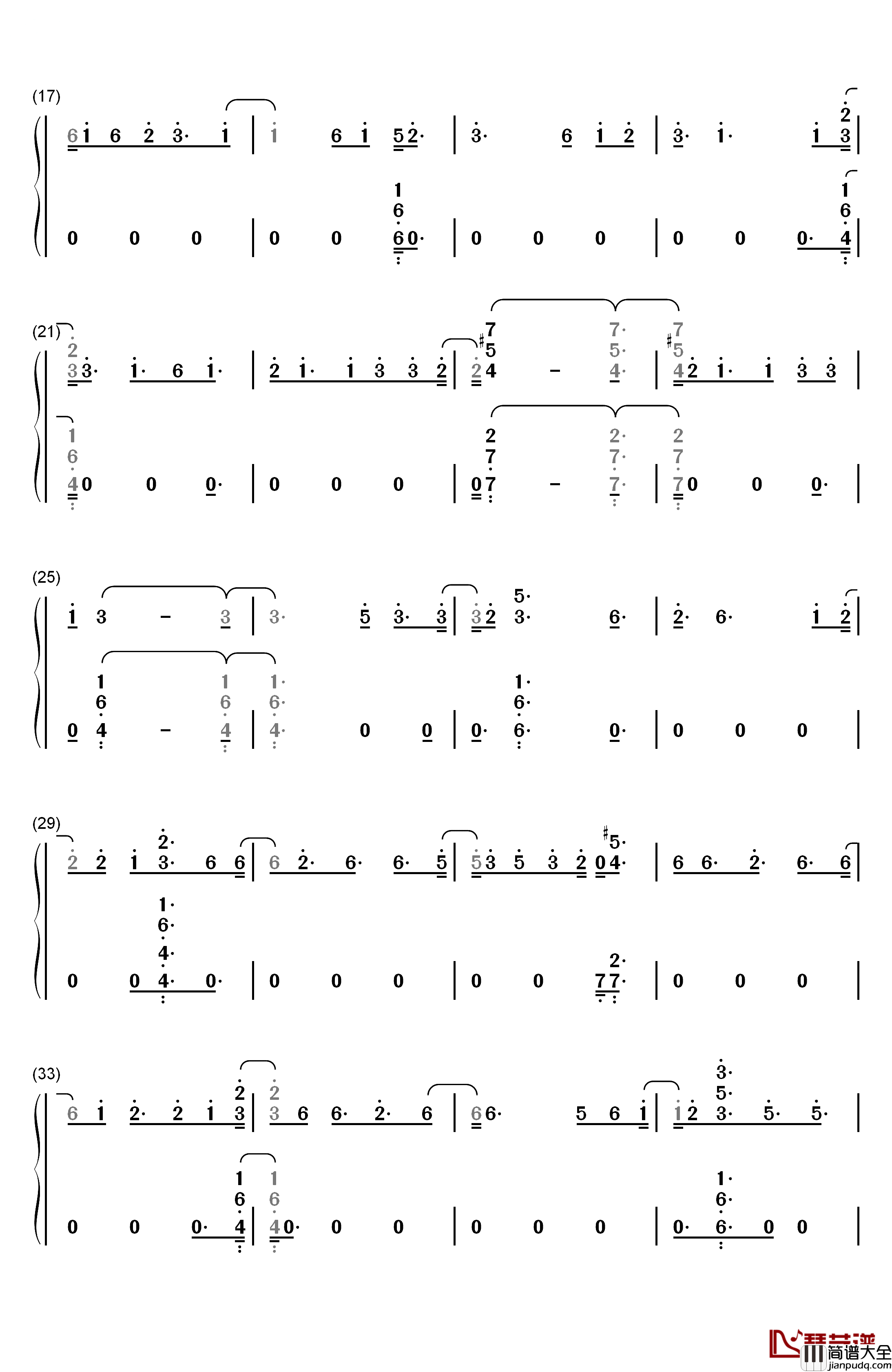 Hard_To_Love钢琴简谱_数字双手_Calvin_Harris