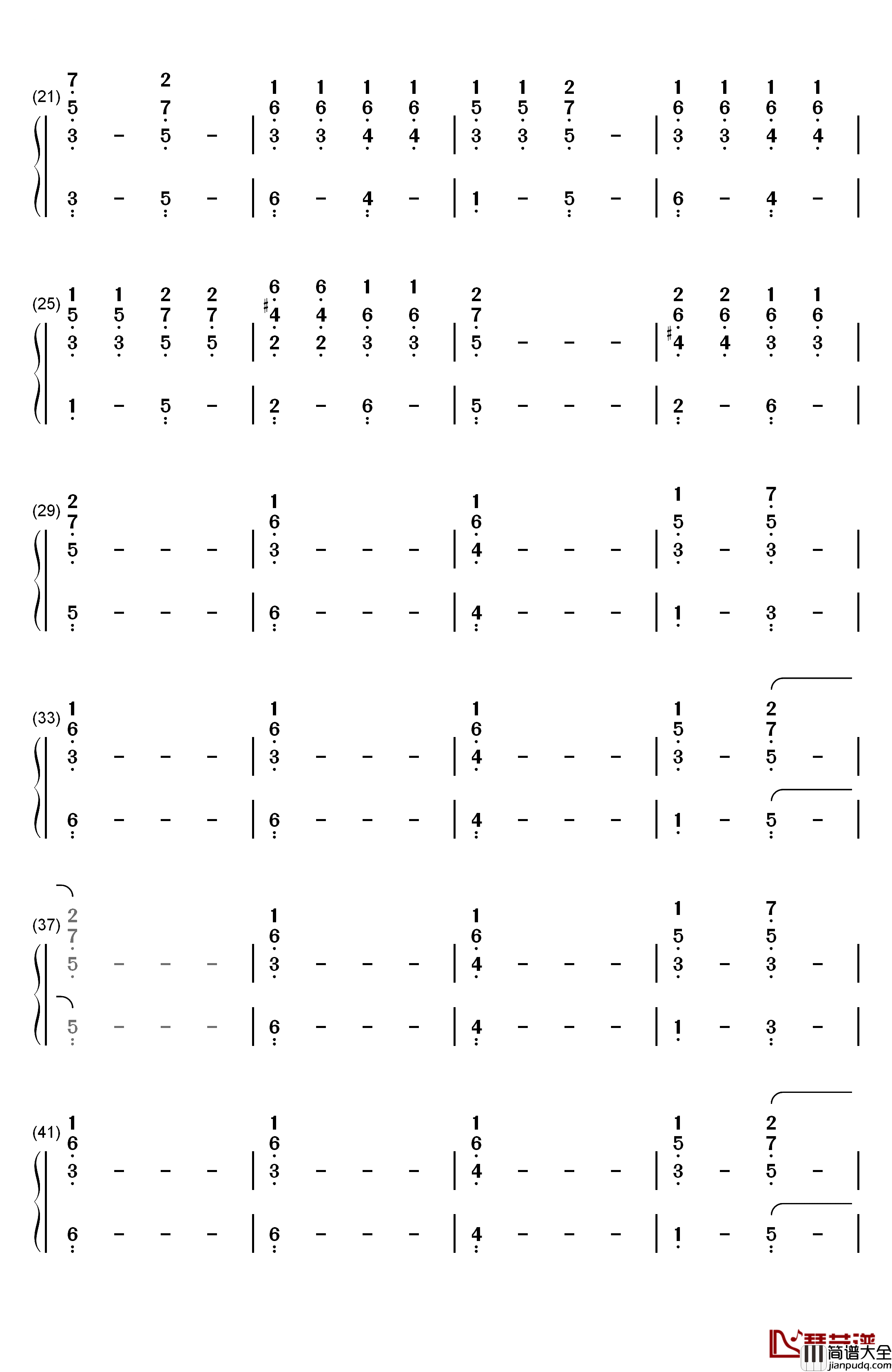 Old_Money钢琴简谱_数字双手_Lana_Del_Rey