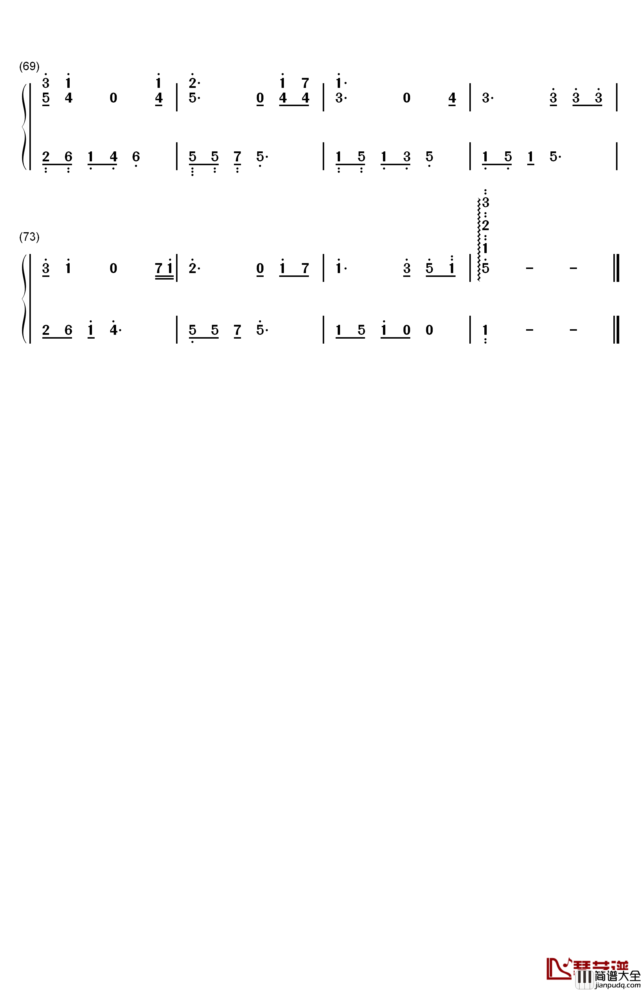 我们不是说好了吗钢琴简谱_数字双手_彭于晏__白百何