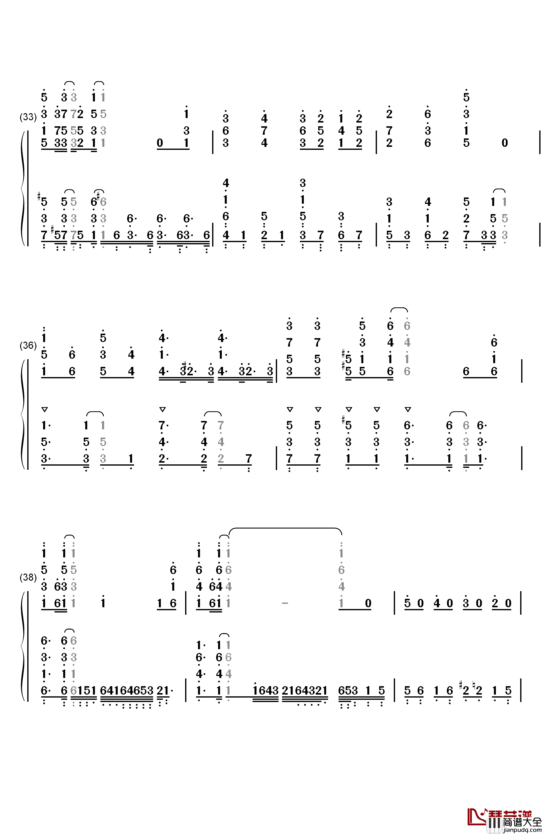 ミラクルカラーズ☆本日も異常ナシ钢琴简谱_数字双手_COLORS☆SLASH