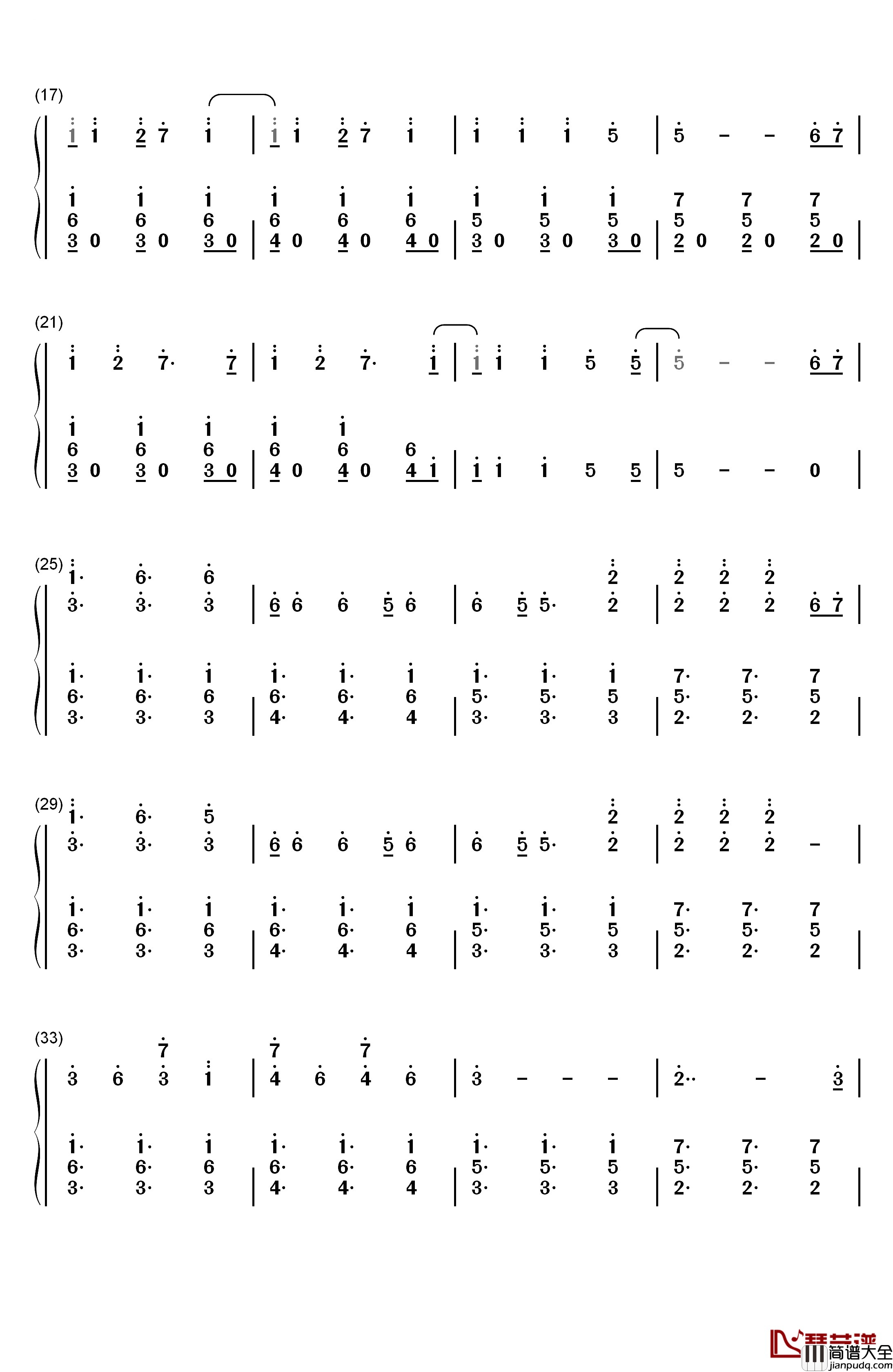 Cheap_Thrills钢琴简谱_数字双手_Sia