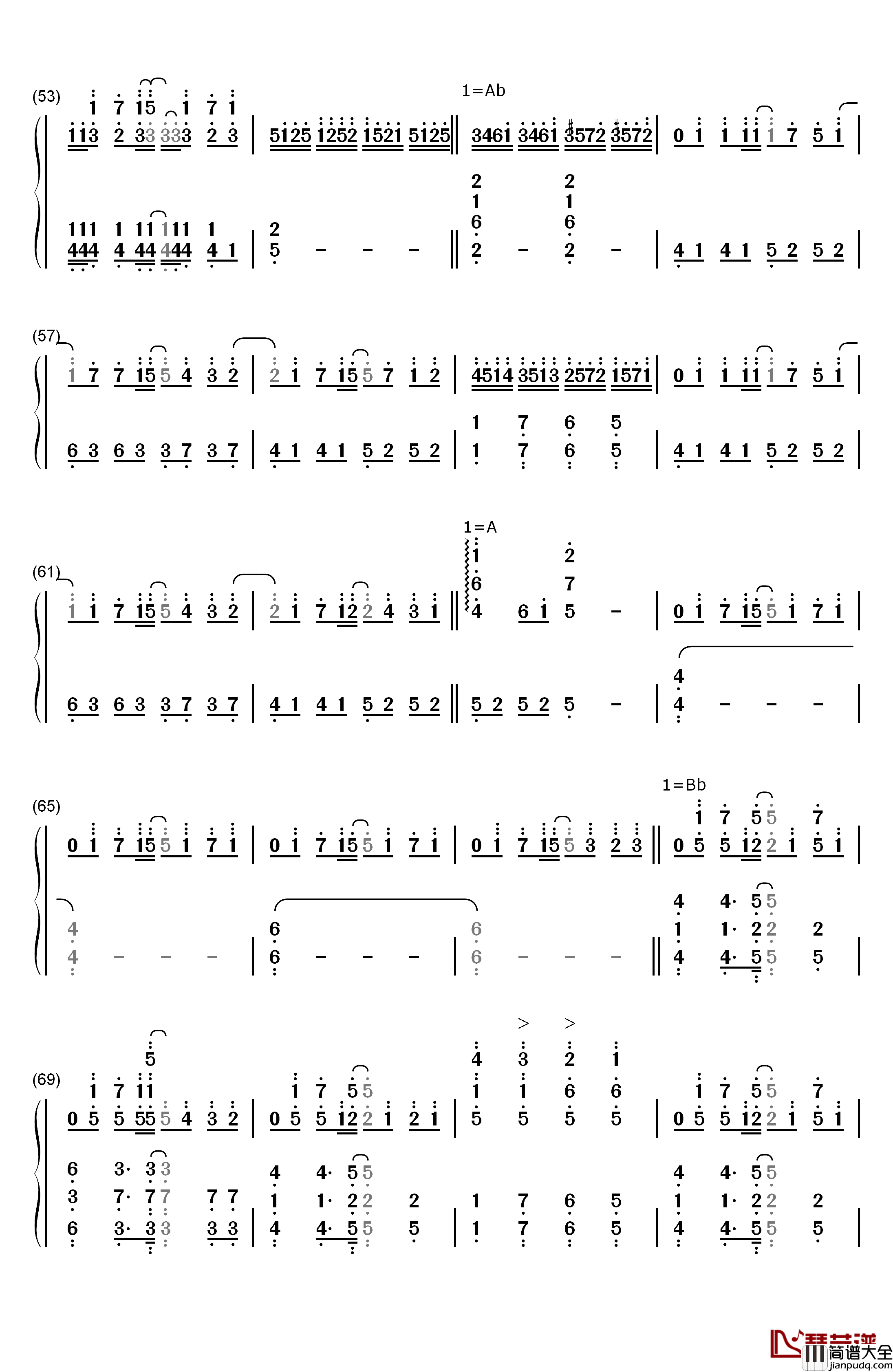 纸飞机的冒险钢琴简谱_数字双手_V.K克